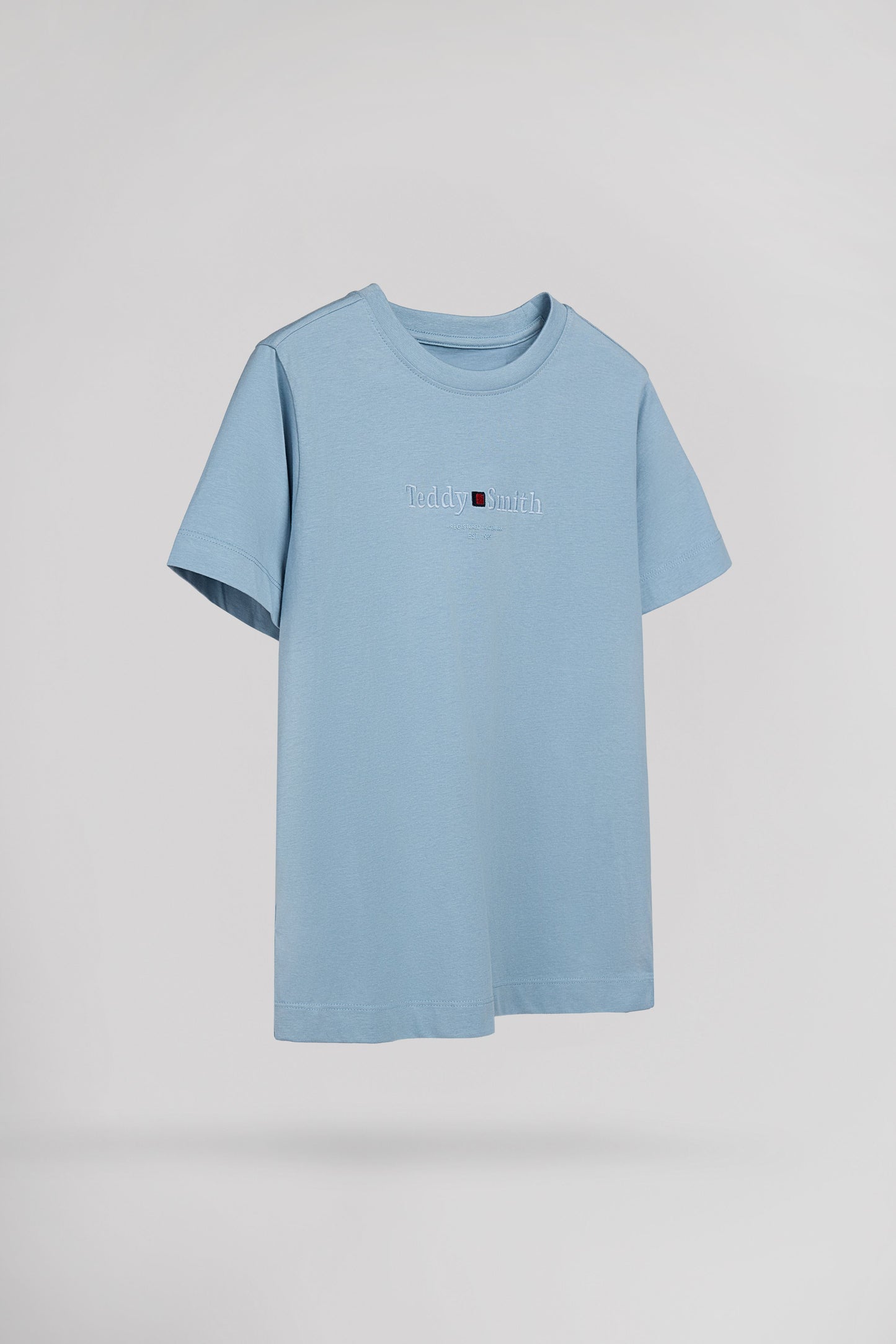 T-shirt T-JIM MC JR BLEU GRIS