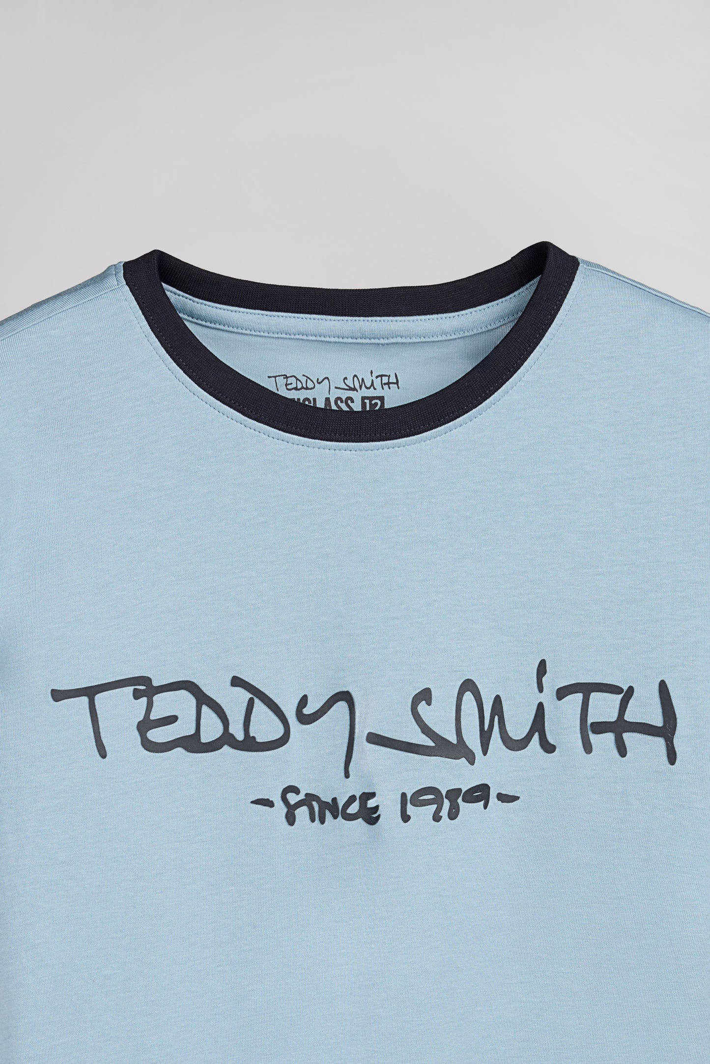 T-shirt TICLASS MC JR BLEU GRIS