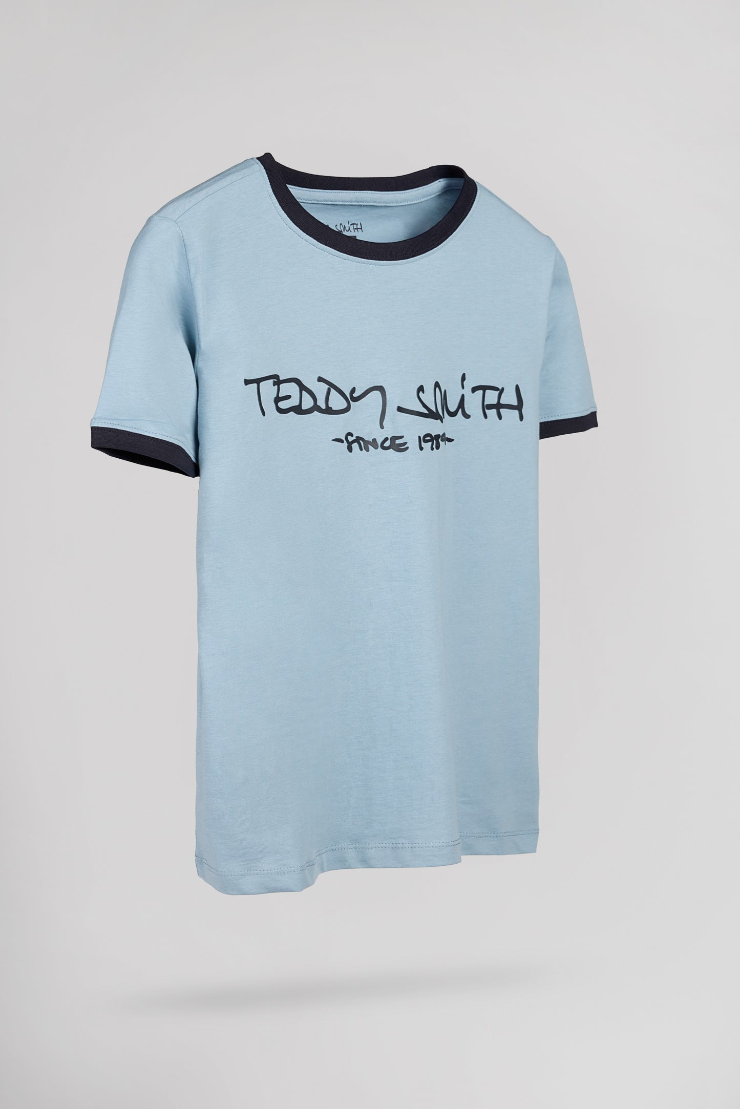 T-shirt TICLASS MC JR BLEU GRIS