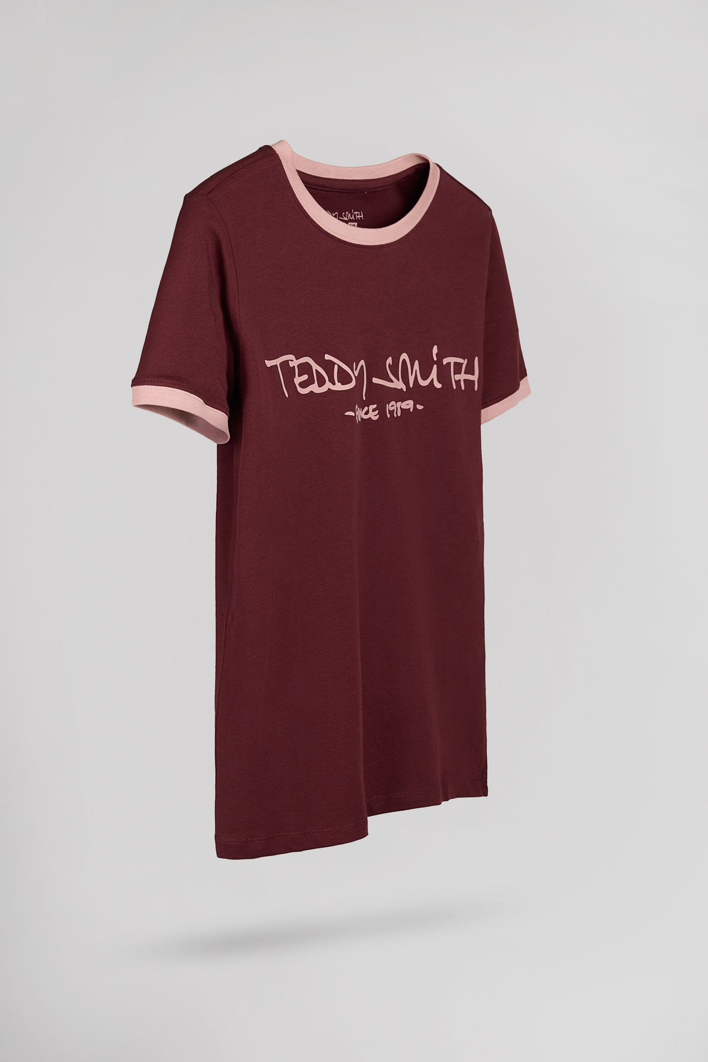T-shirt TICLASS MC JR BORDEAUX FONCE