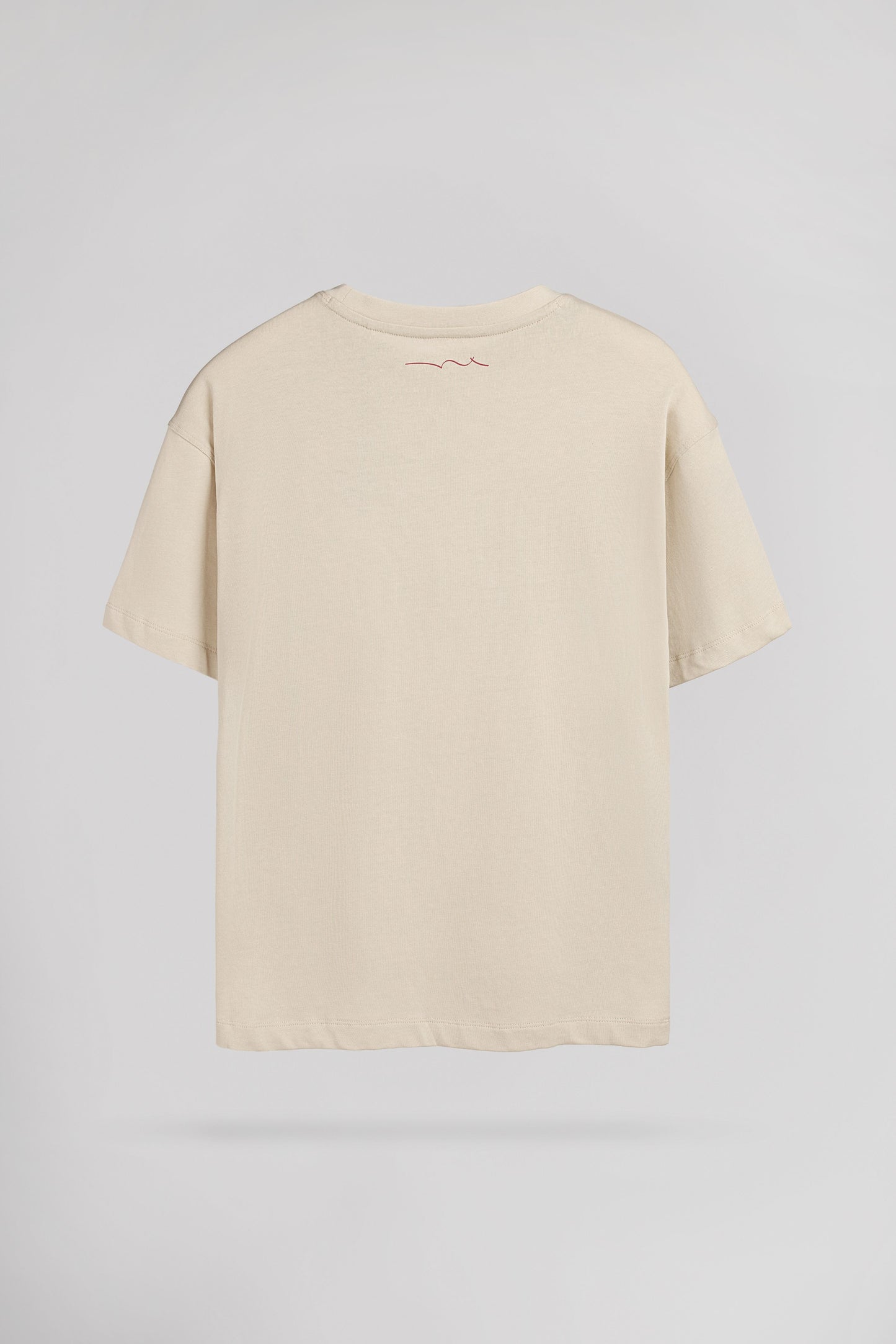 T-shirt T-ROND MC JR BEIGE CLAIR