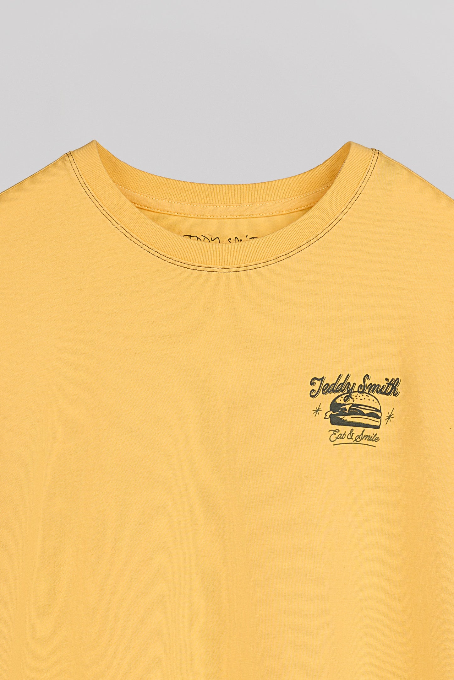 T-shirt col rond T-DINNER MC JR JAUNE PAILLE