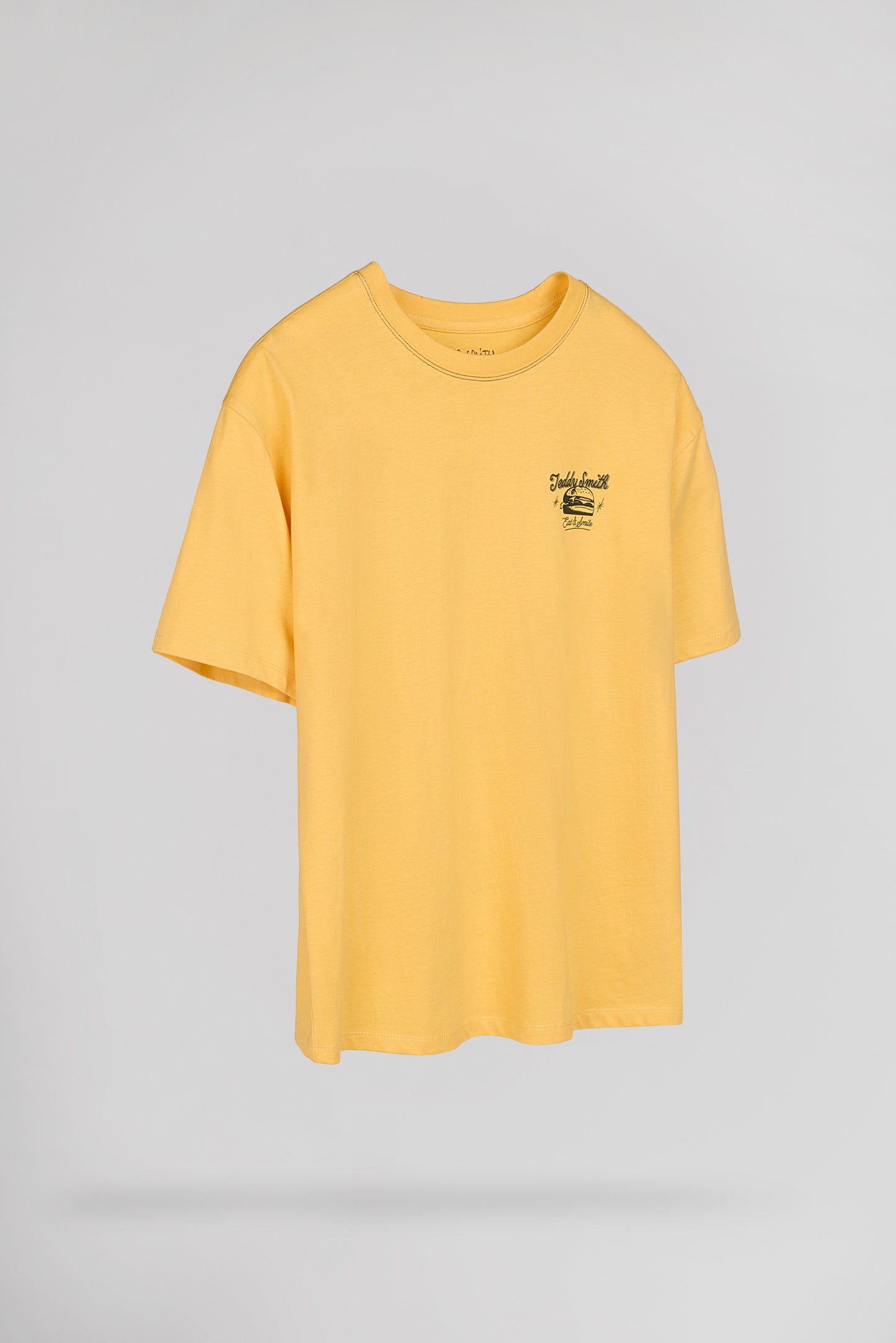 T-shirt col rond T-DINNER MC JR JAUNE PAILLE
