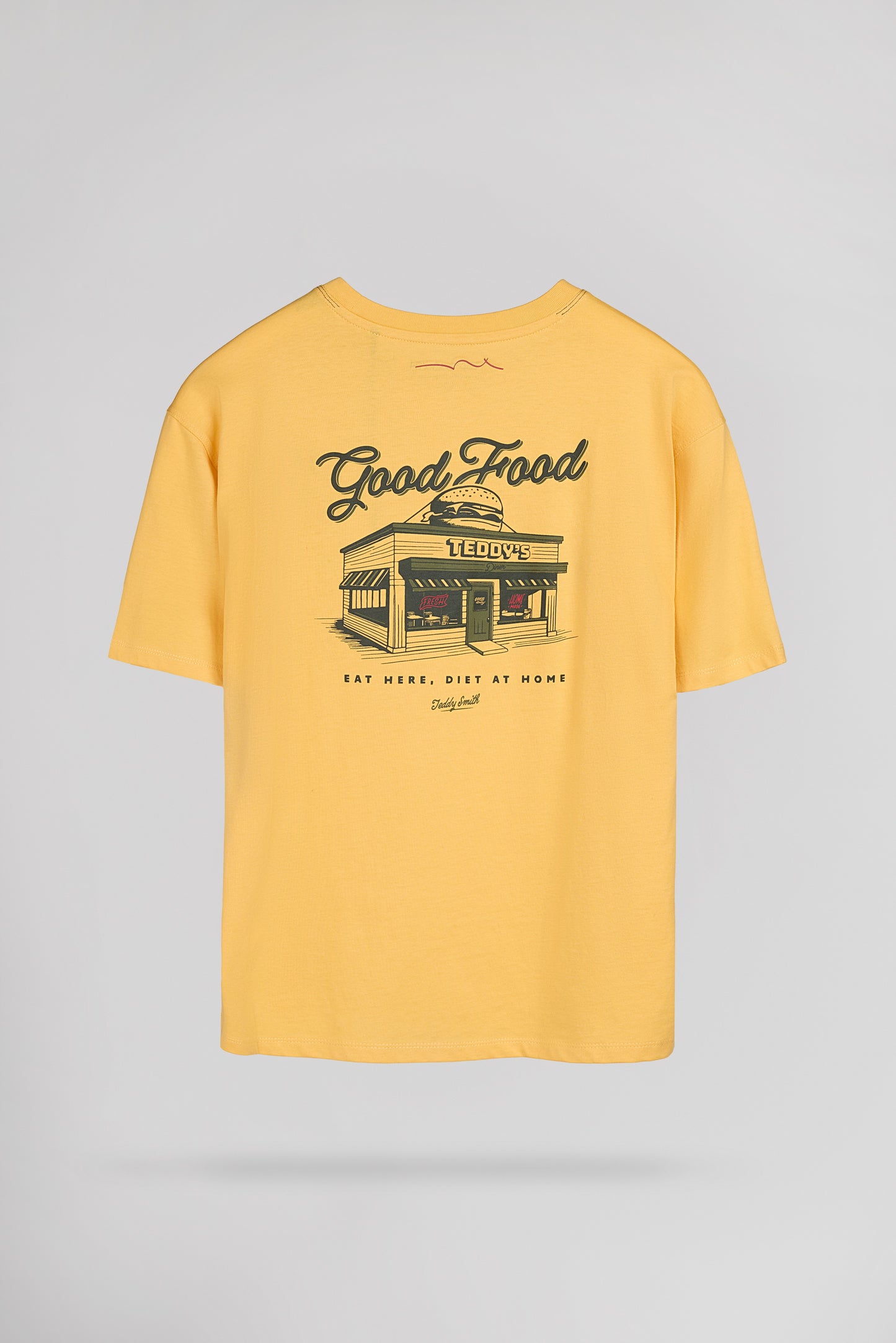 T-shirt col rond T-DINNER MC JR JAUNE PAILLE