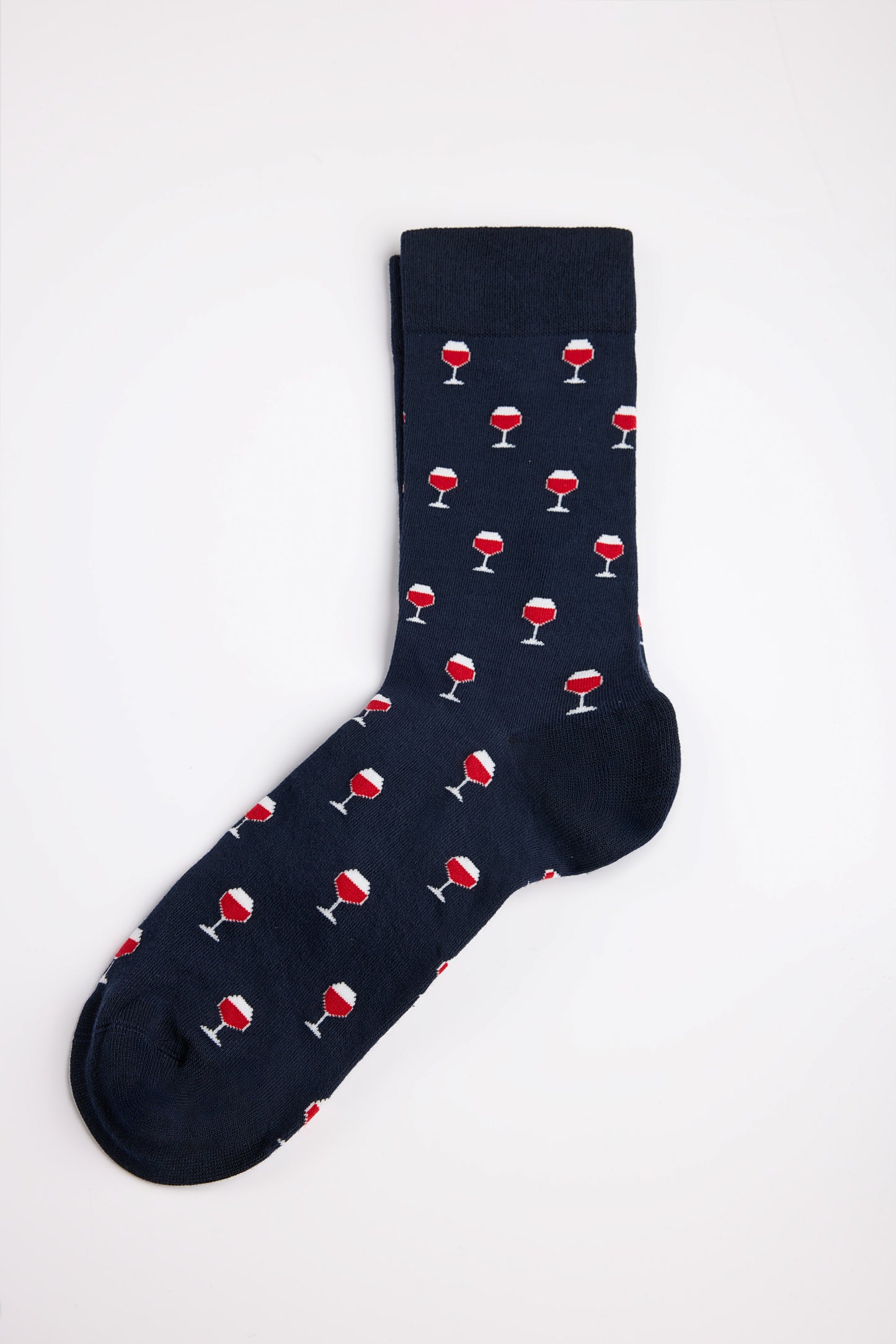 Chaussettes Teddy mi-hautes MOTIFS MIX WINE DARK NAVY