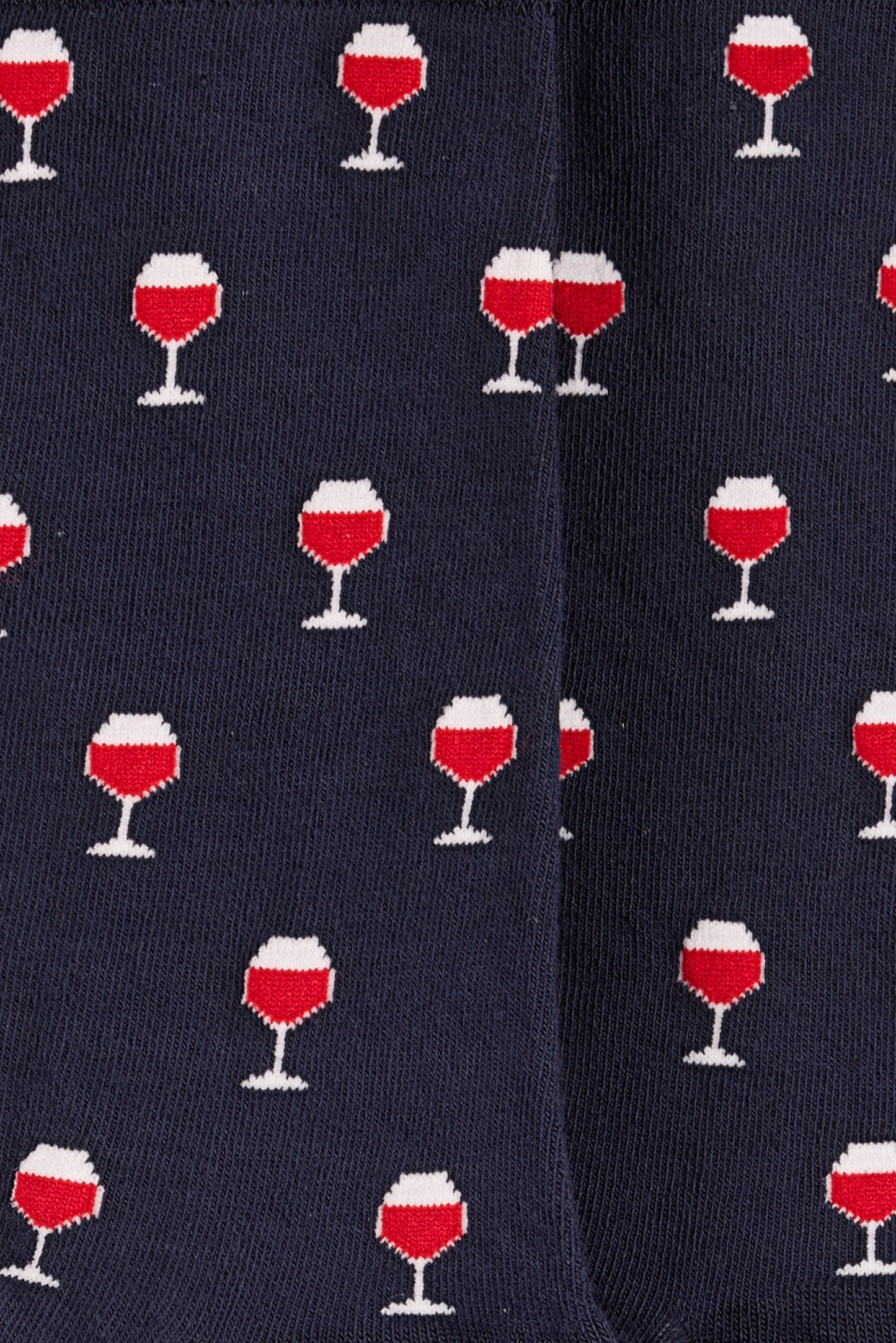 Chaussettes Teddy mi-hautes MOTIFS MIX WINE DARK NAVY