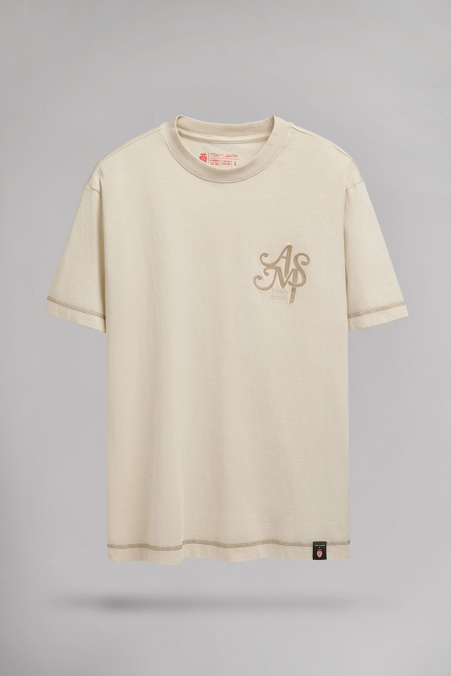 T-shirt T-MATCH MC CREAM