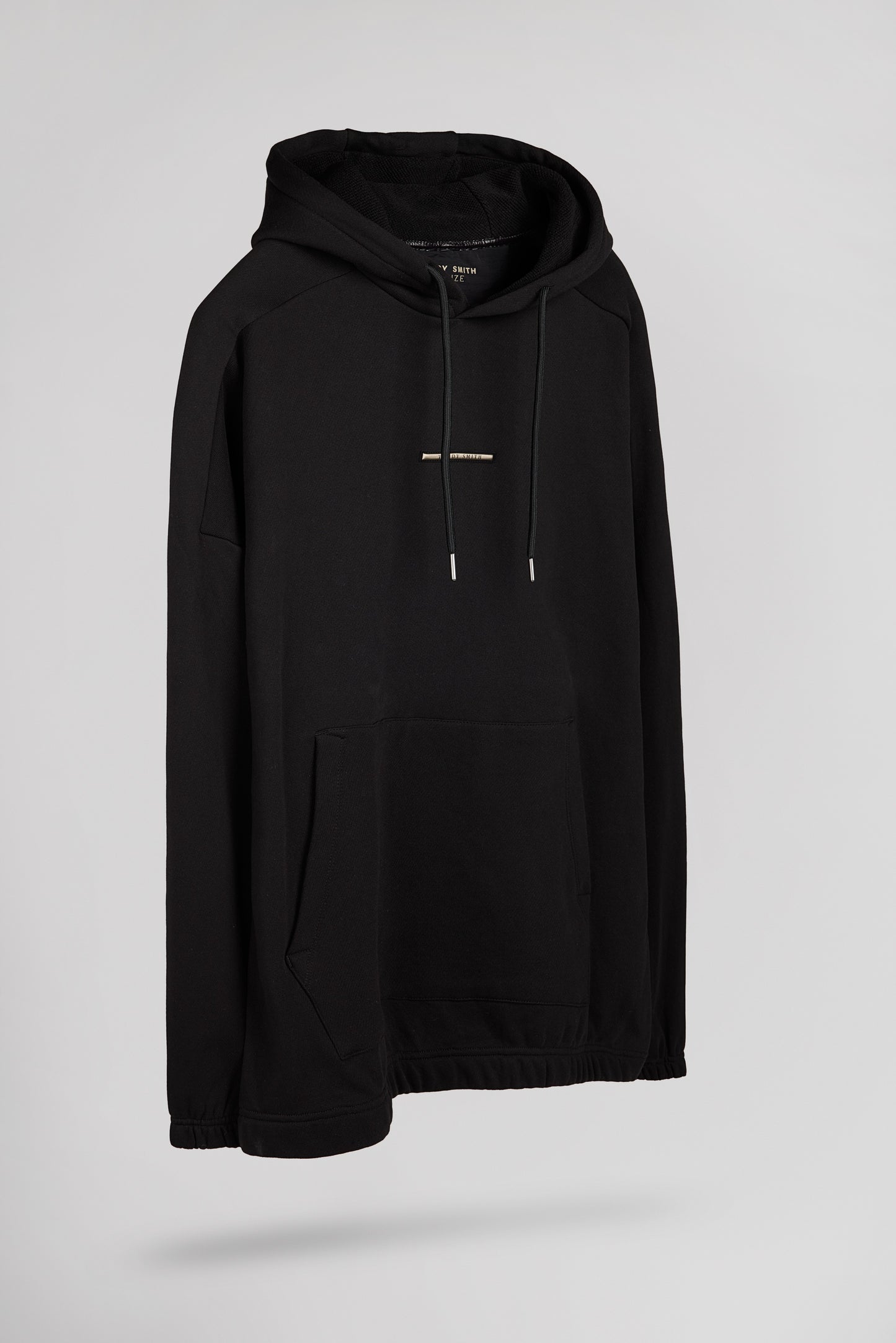 Sweat loose à capuche S-TOBIAS HOODY NOIR