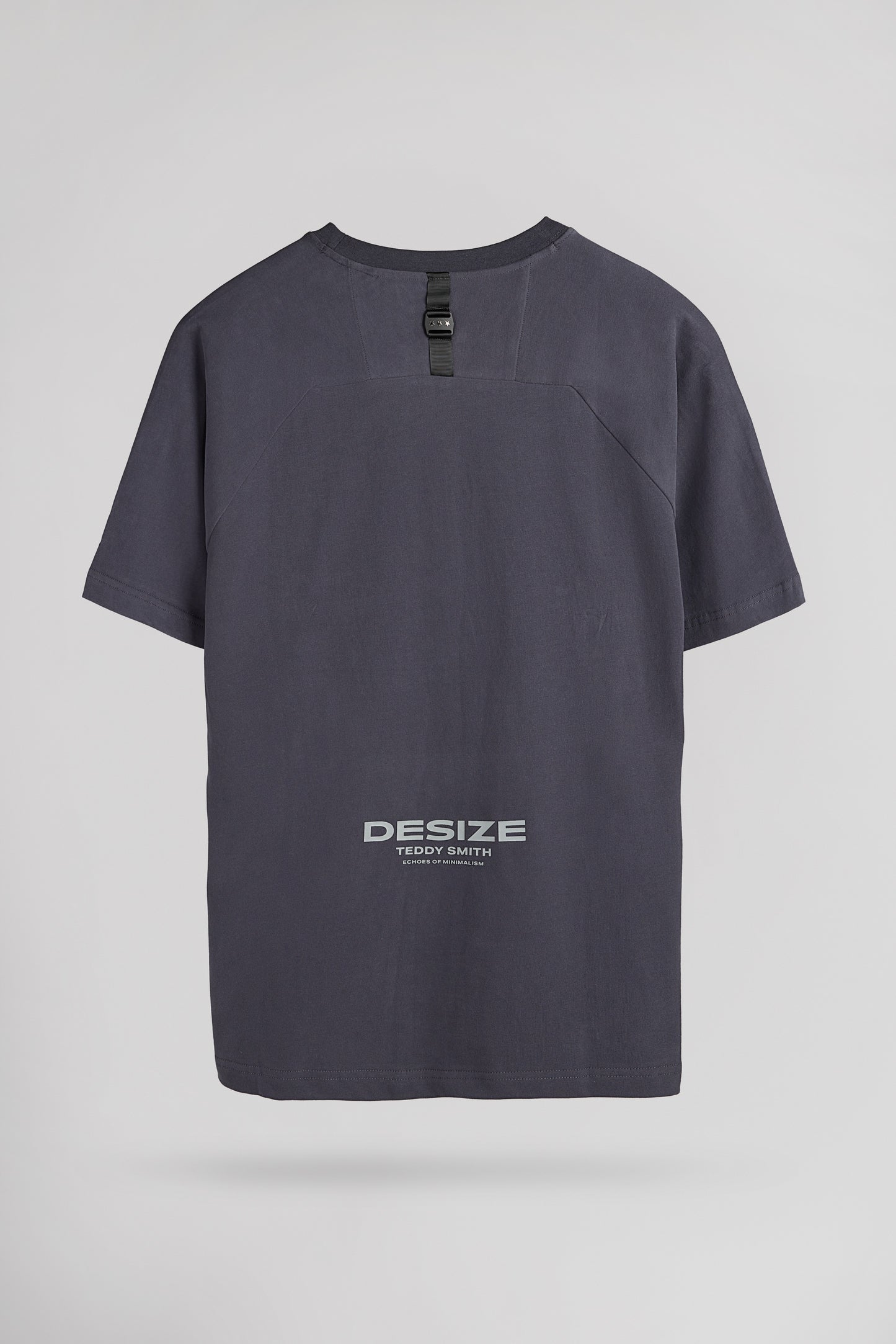 T-shirt col rond T-TOBIAS MC CHARCOAL