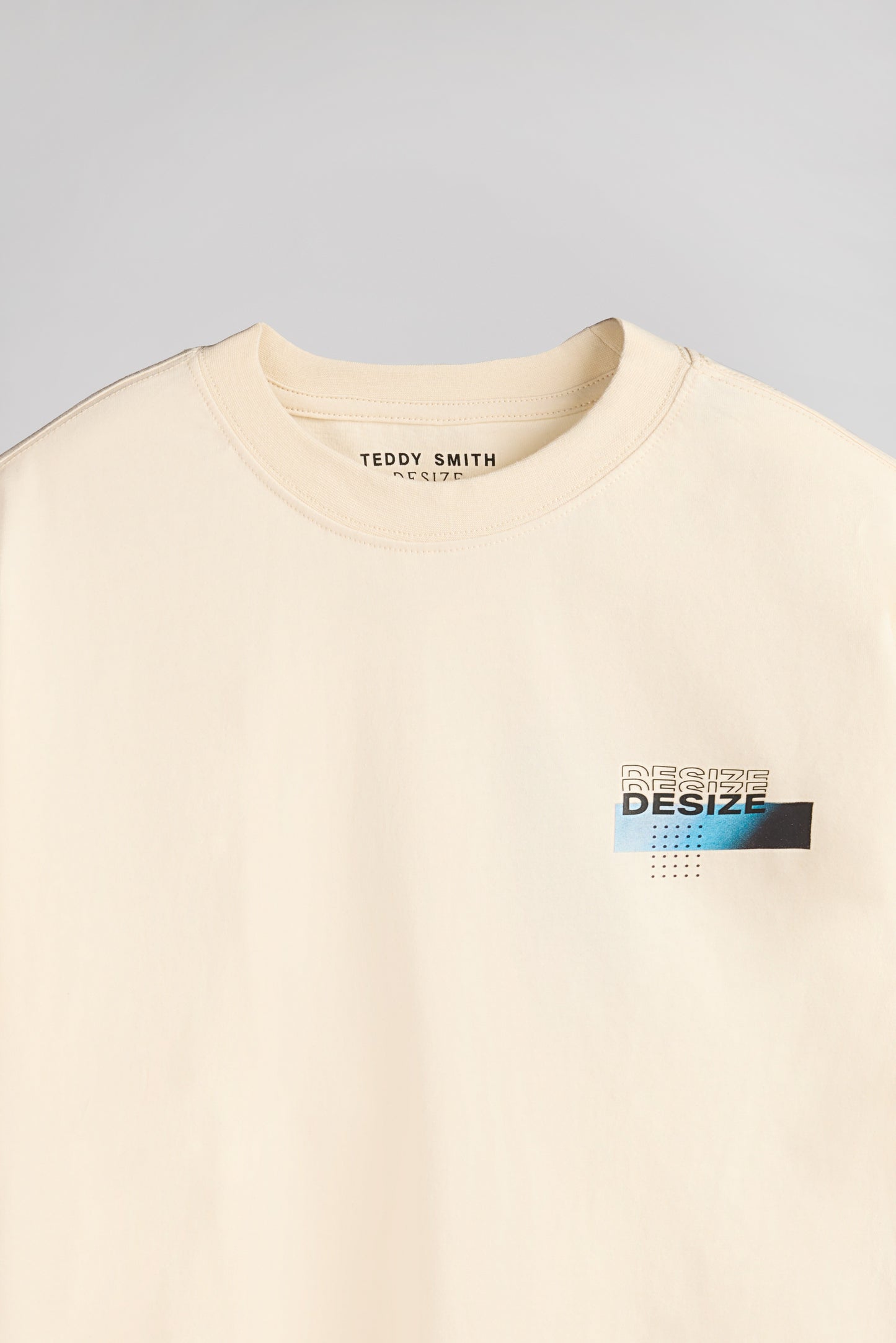 T-shirt ample T-AUGUST MC CREAM