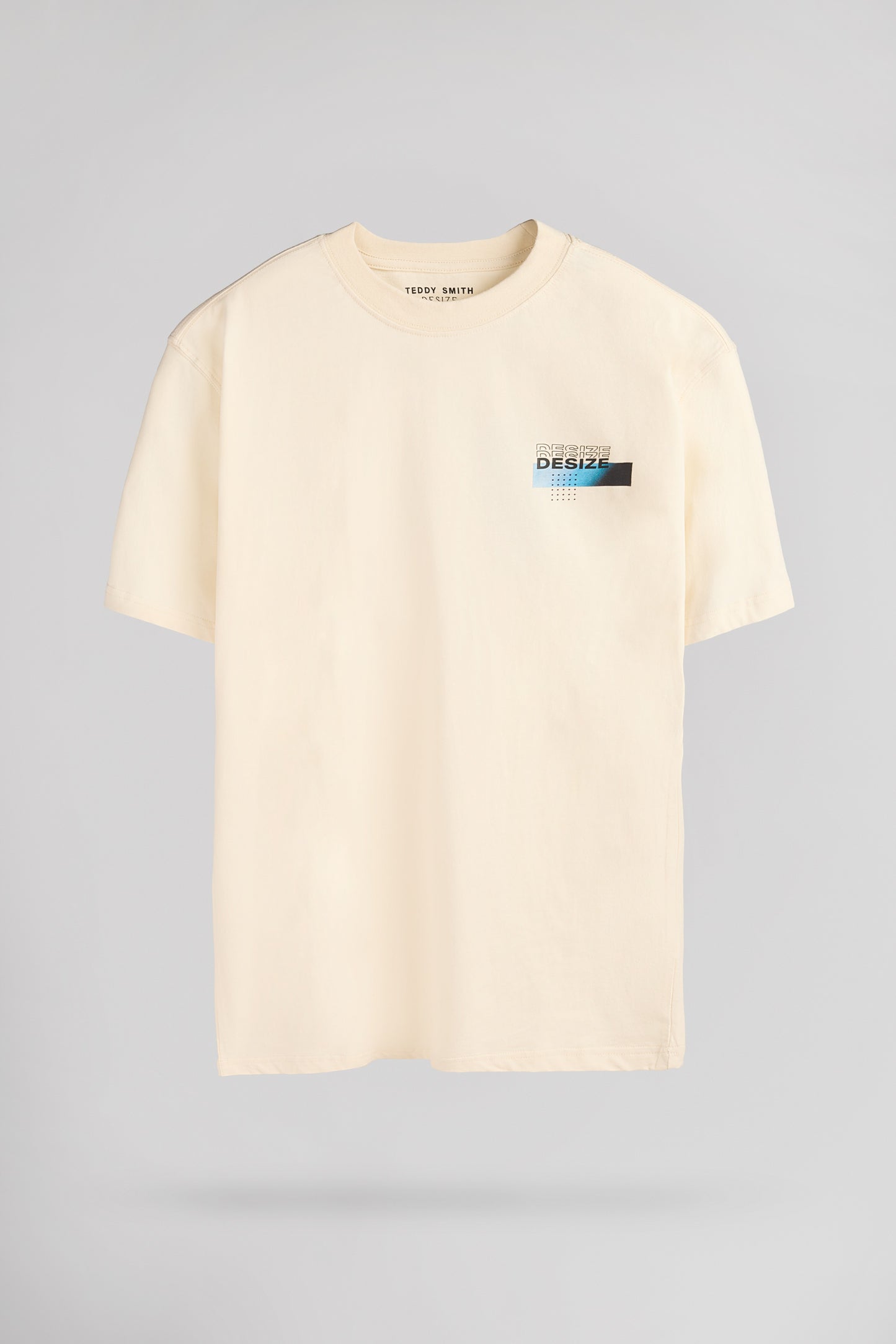 T-shirt ample T-AUGUST MC CREAM