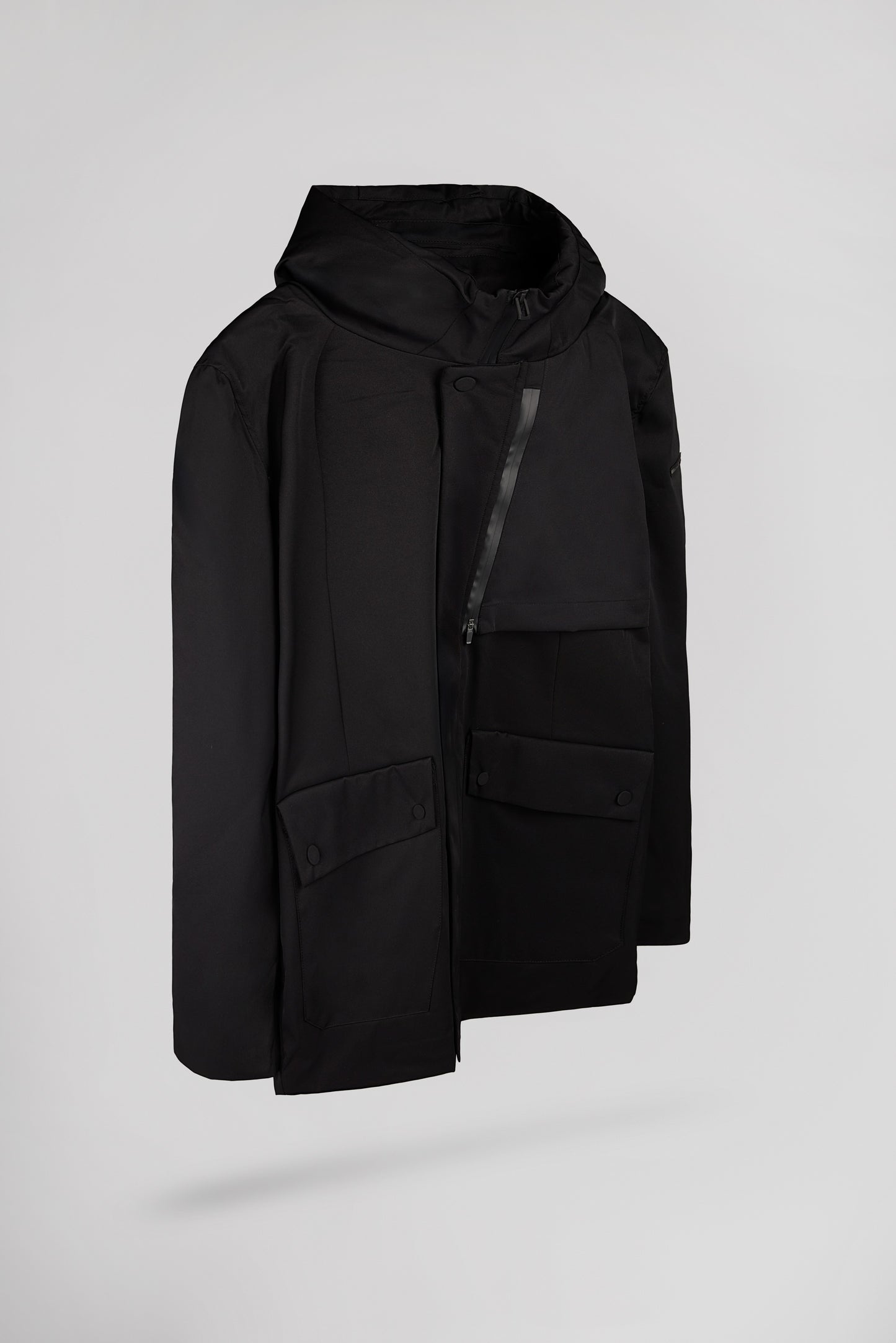 Parka déperlante capuche amovible P-ADVARD NOIR
