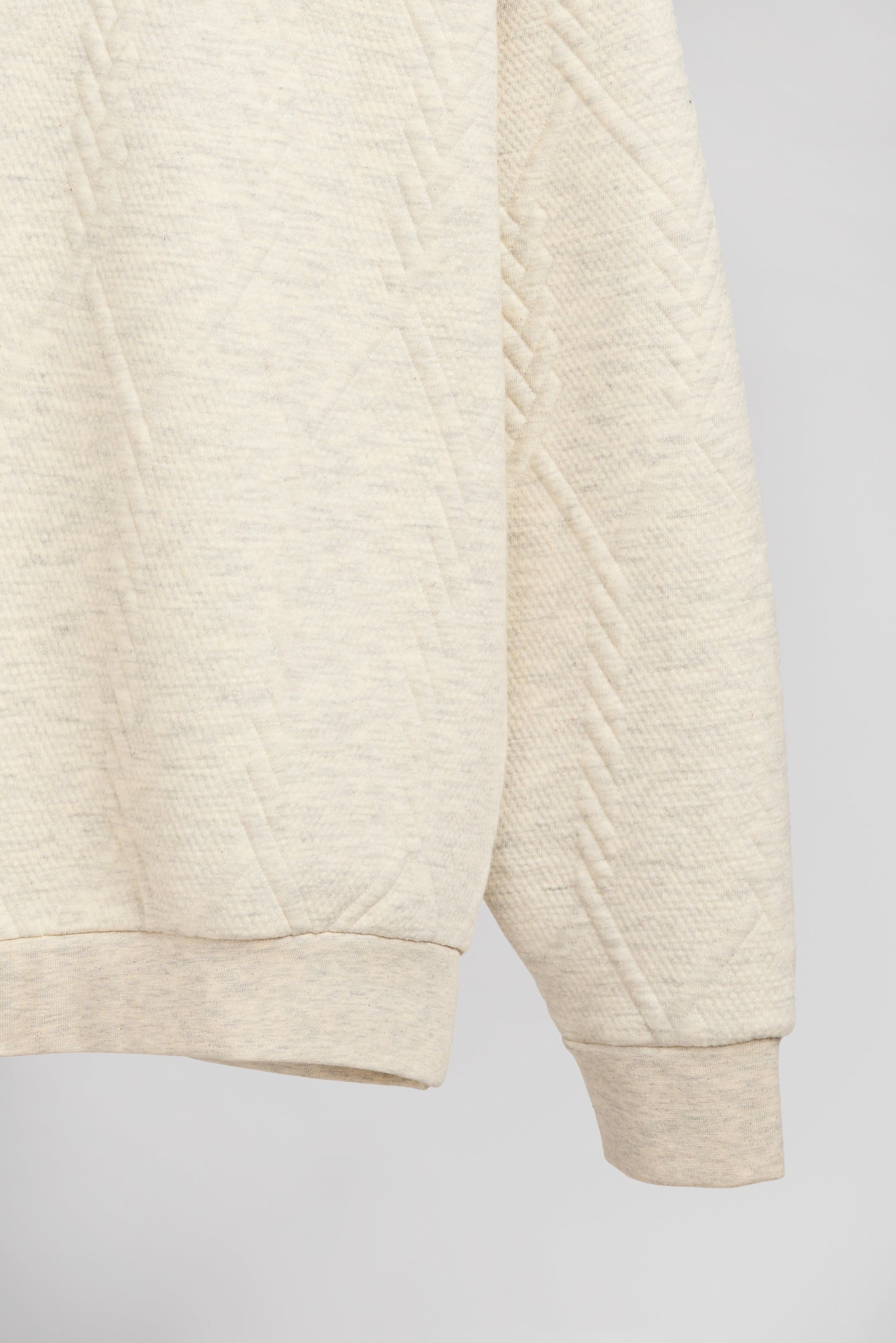 Sweat molleton oversize S-ROSA RC BLANC IVOIRE CHINE