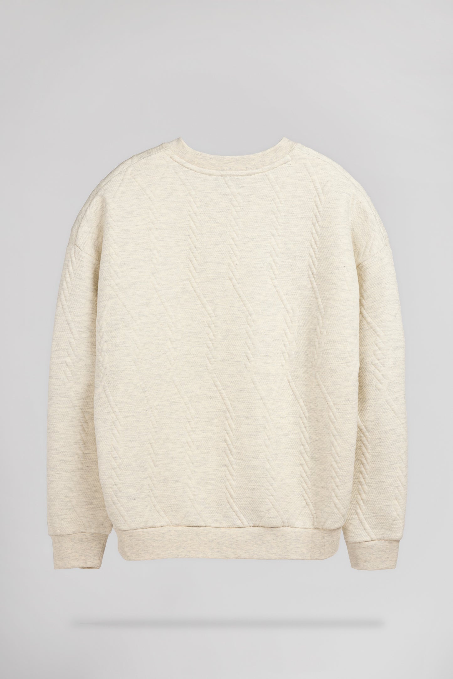 Sweat molleton oversize S-ROSA RC BLANC IVOIRE CHINE