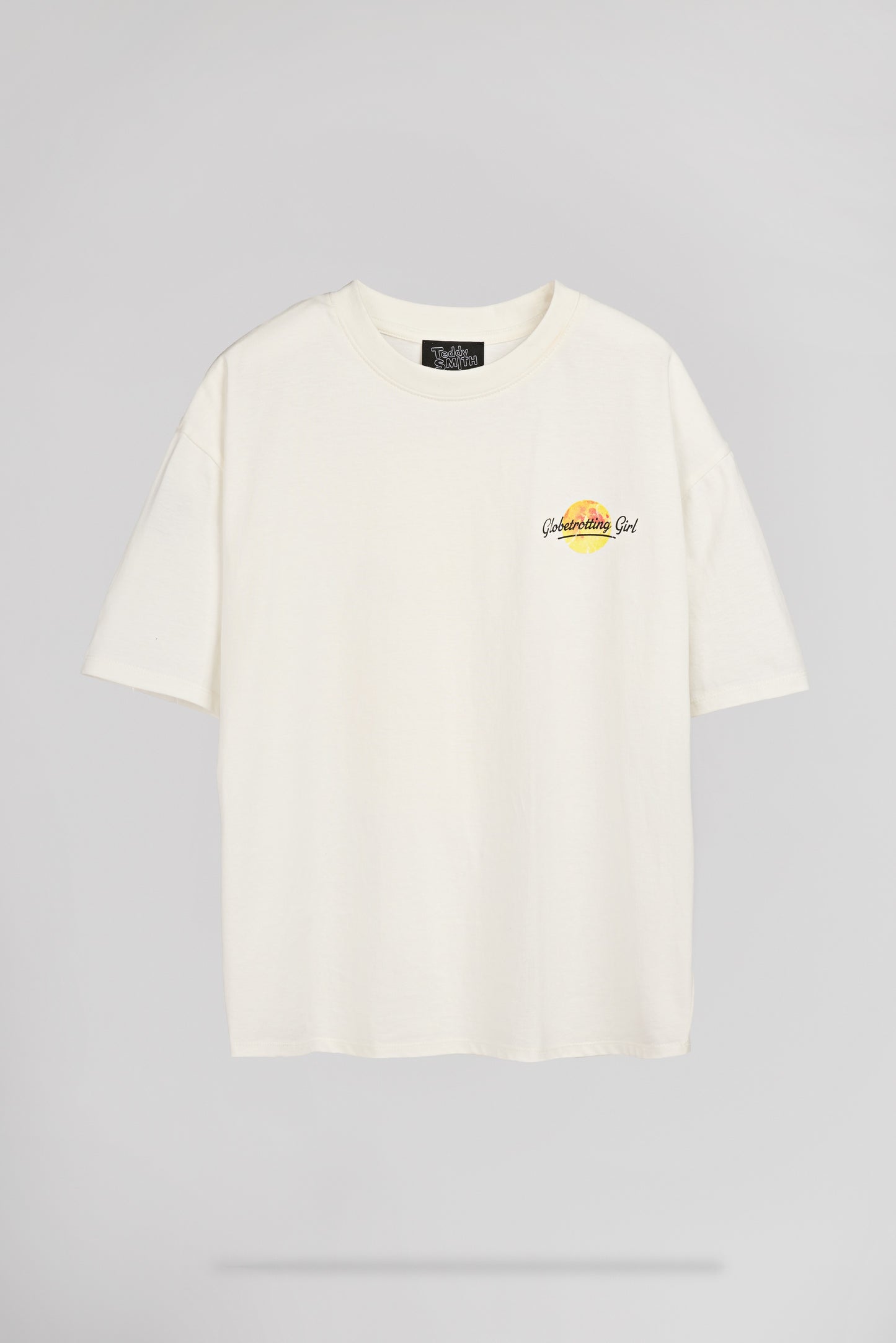 T-shirt oversize T-VIBES MC MIDDLE WHITE