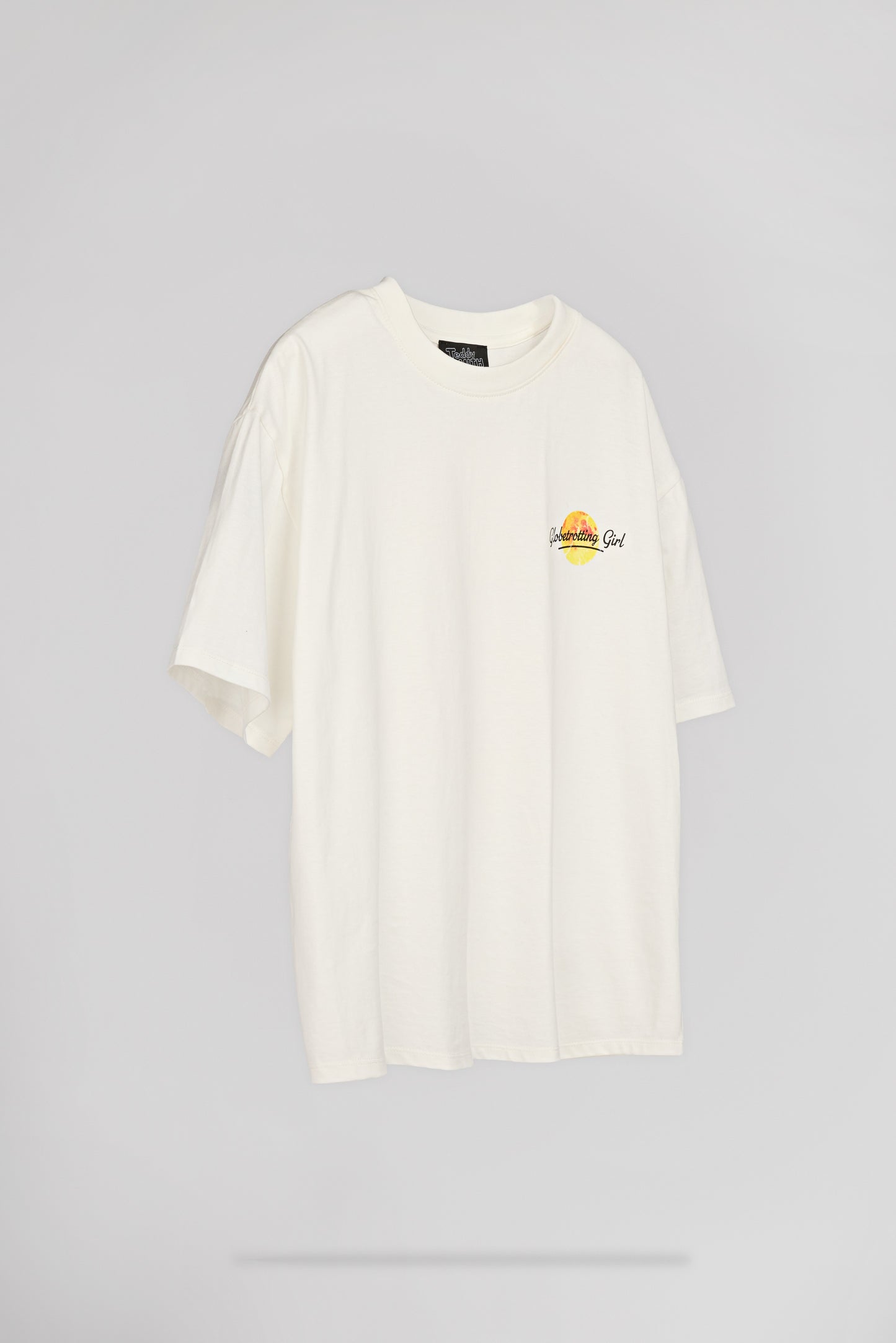 T-shirt oversize T-VIBES MC MIDDLE WHITE