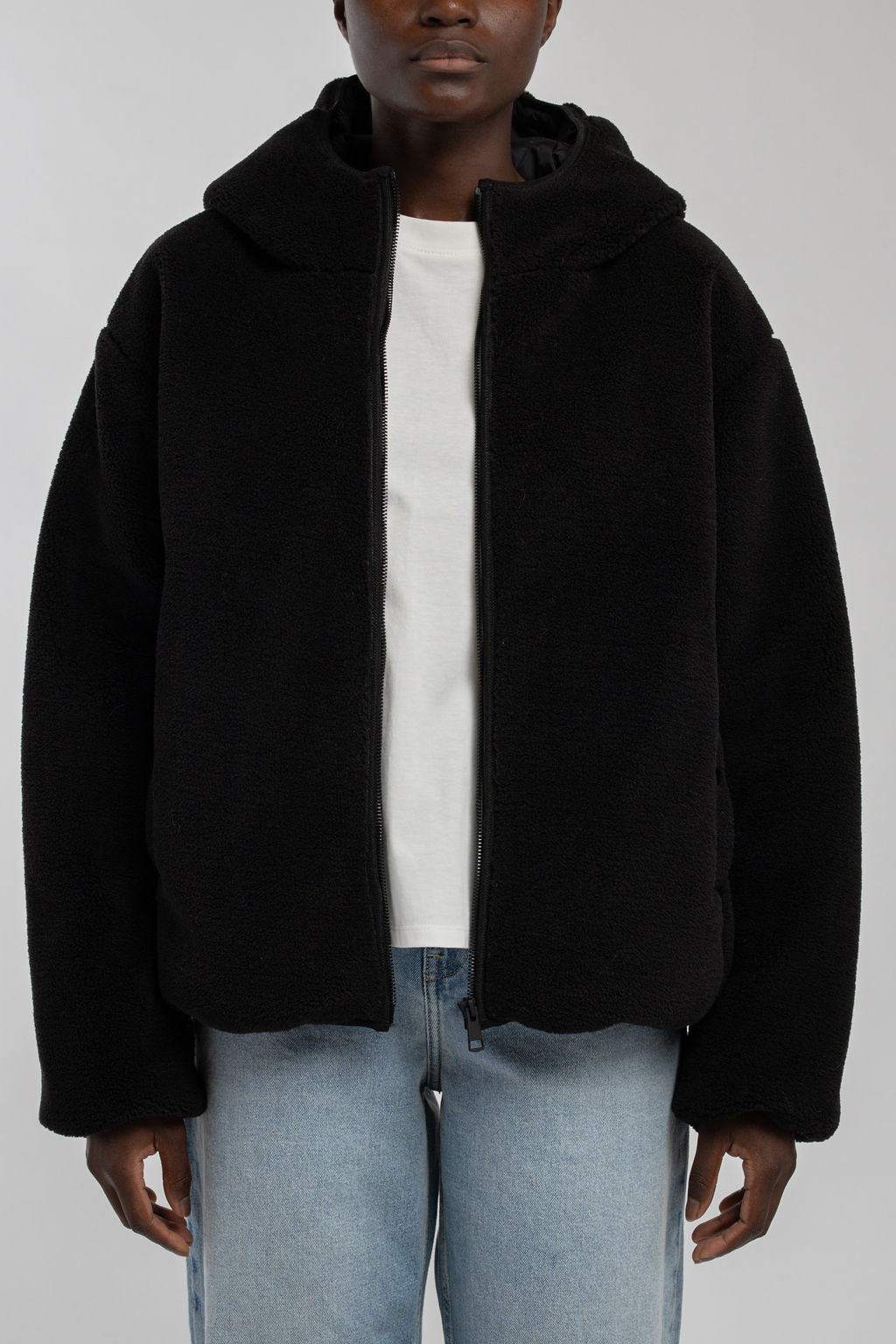 Blouson oversize à capuche B-ROLL NOIR