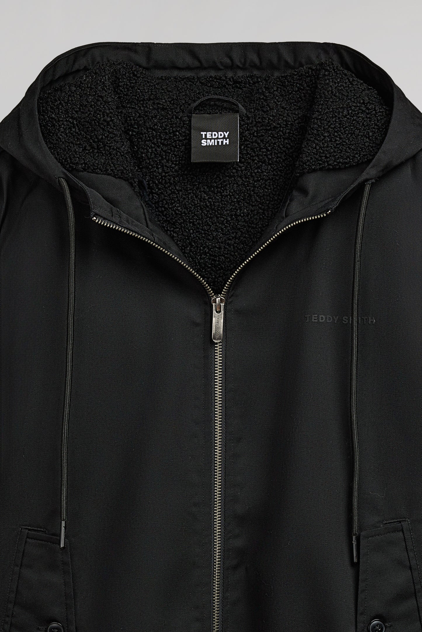 Blouson zippé à capuche B-SANSON NOIR