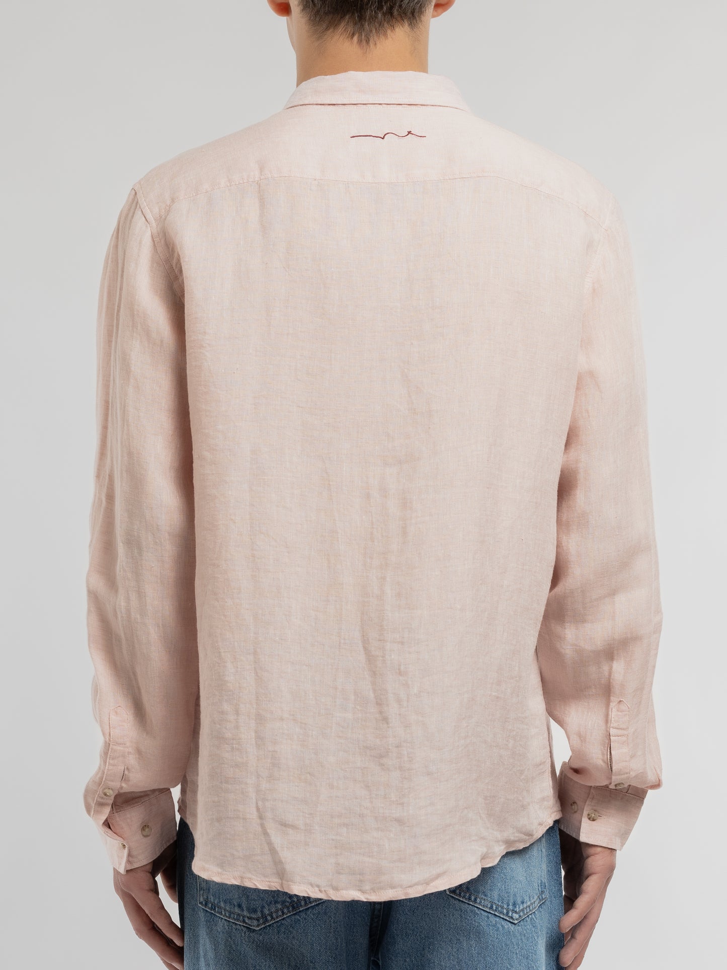 Chemise C-LINEN ML ROSE PASTEL - Teddy Smith