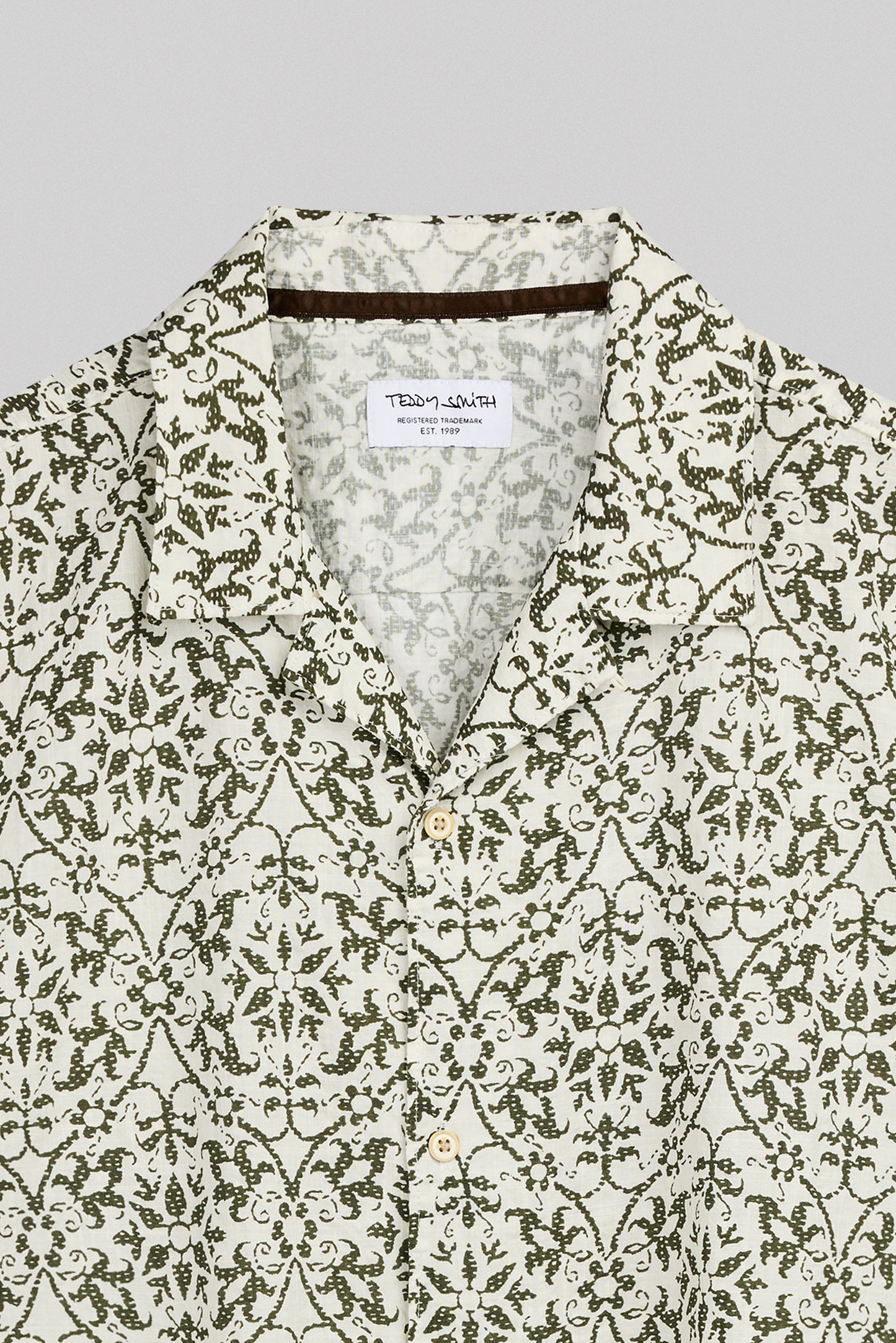 Chemise col hawaïen C-RAYMOND MC CREAM