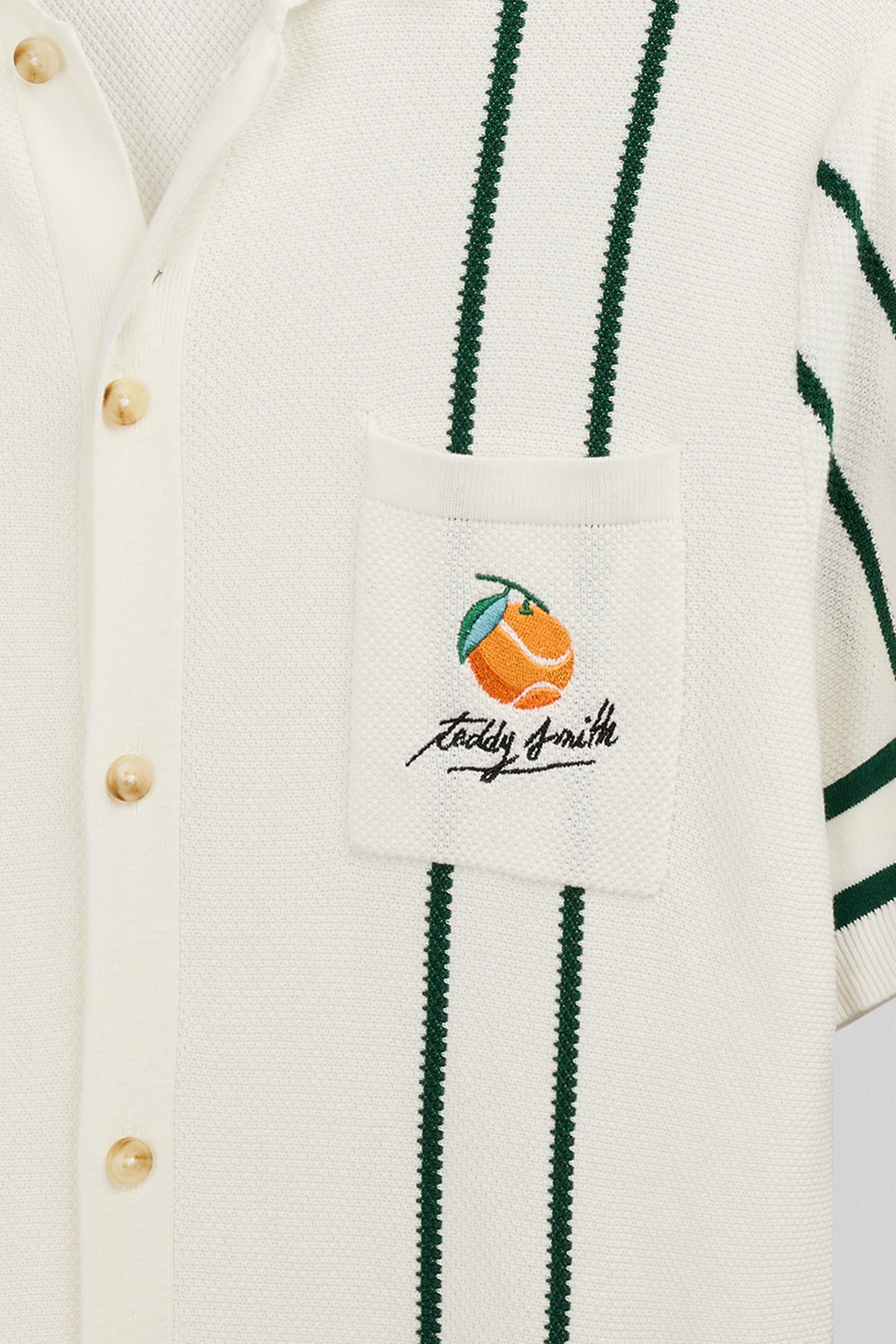 Chemise C-TIMOTY MC MIDDLE WHITE - Teddy Smith