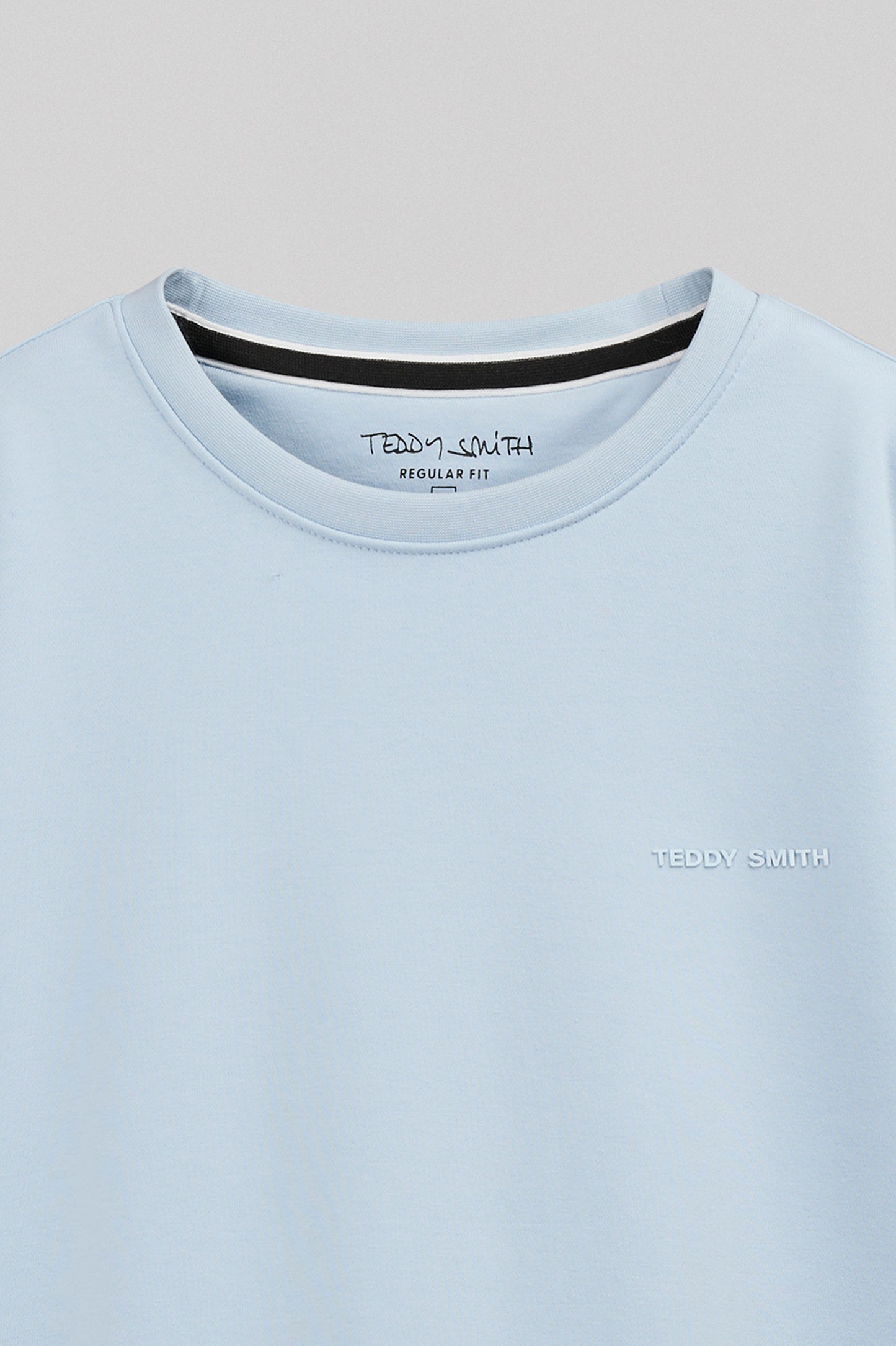 Sweat col rond S-NARK RC PASTEL BLUE - Teddy Smith