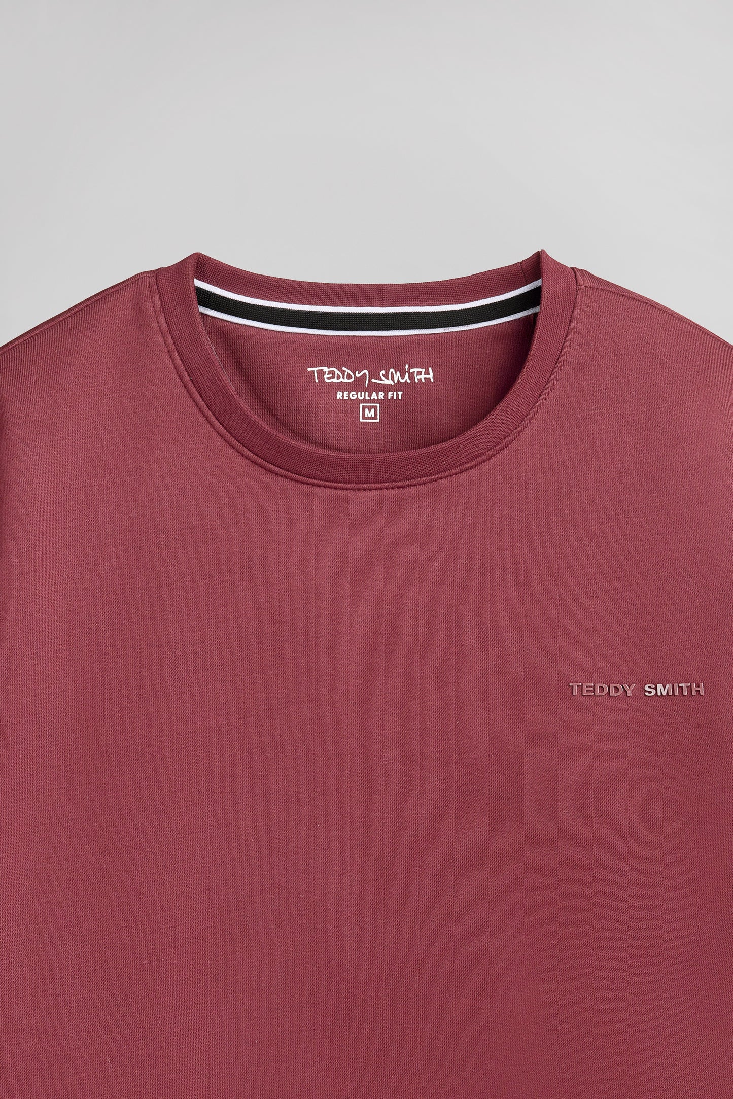 Sweat col rond S-NARK RC FRAMBOISE FONCE - Teddy Smith