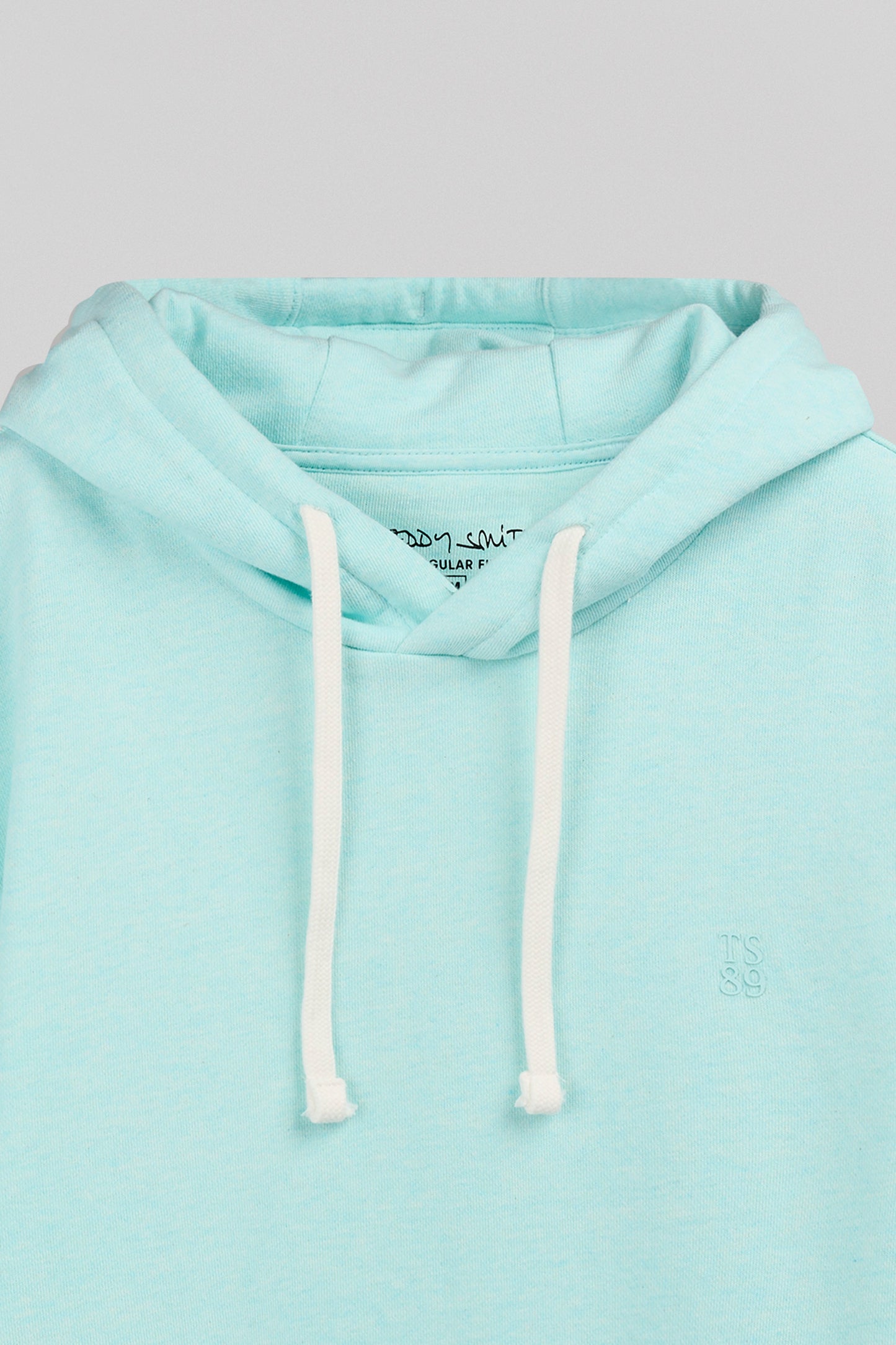 Sweat à capuche S-NARVIK HOODY BLEACH MENTHOL GRINDLE - Teddy Smith