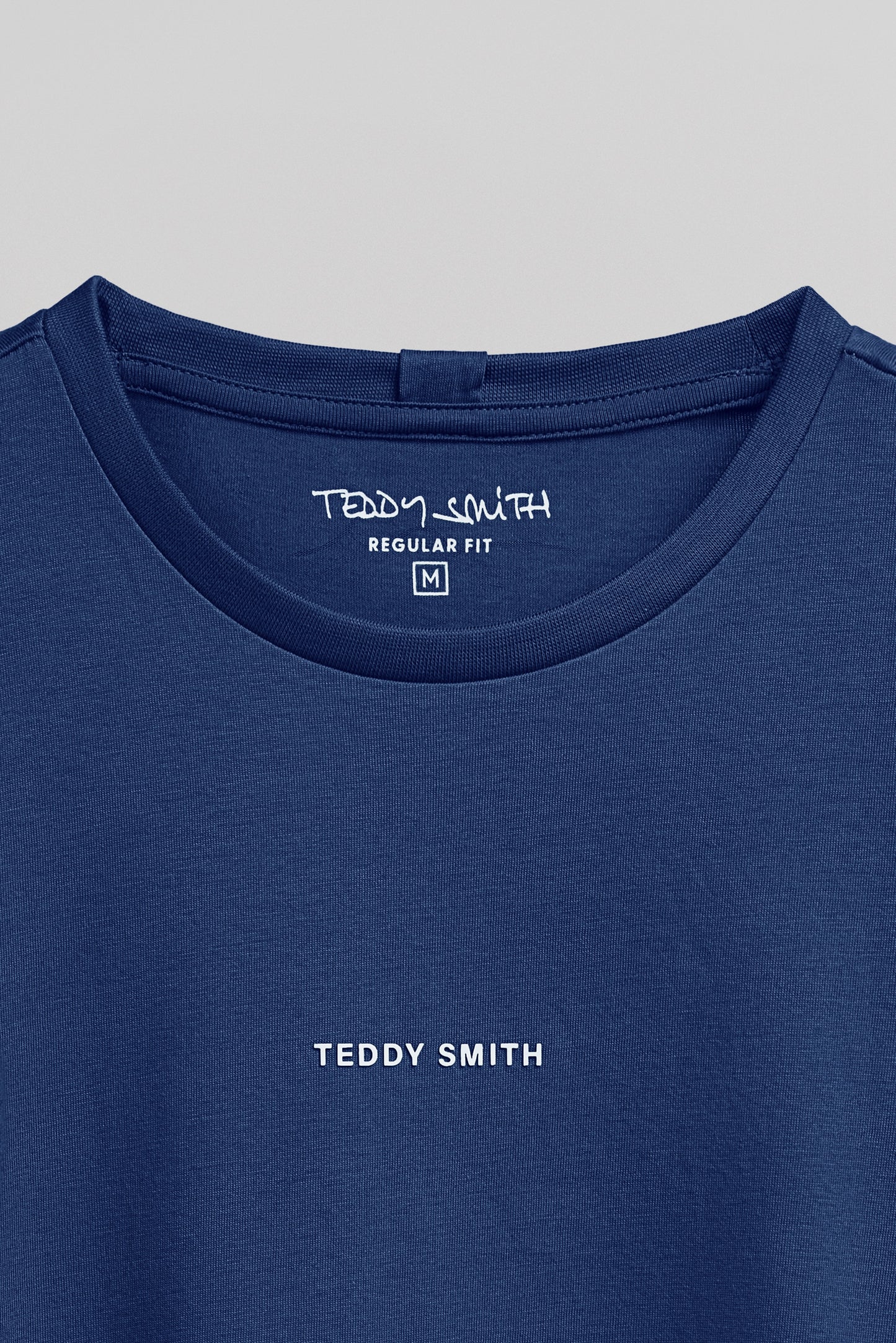 T-shirt col rond T-SOY 2 MC ESTATE BLUE - Teddy Smith