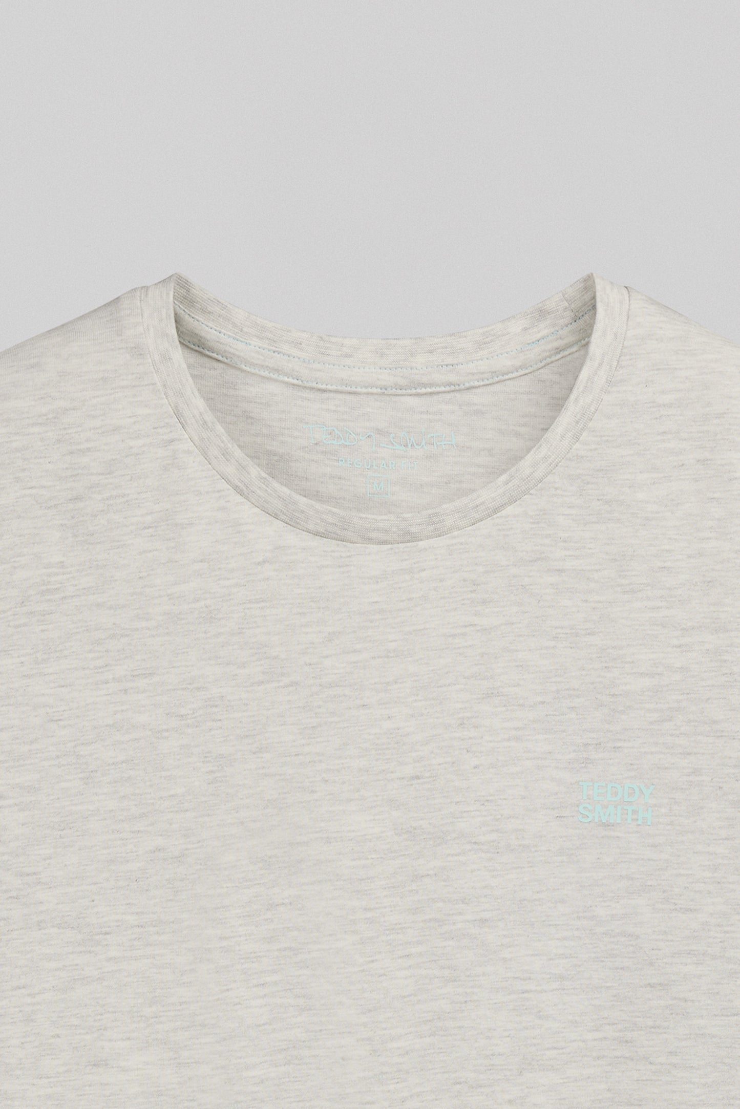 T-shirt col rond THE TEE 1 MC BLANC IVOIRE CHINE - Teddy Smith
