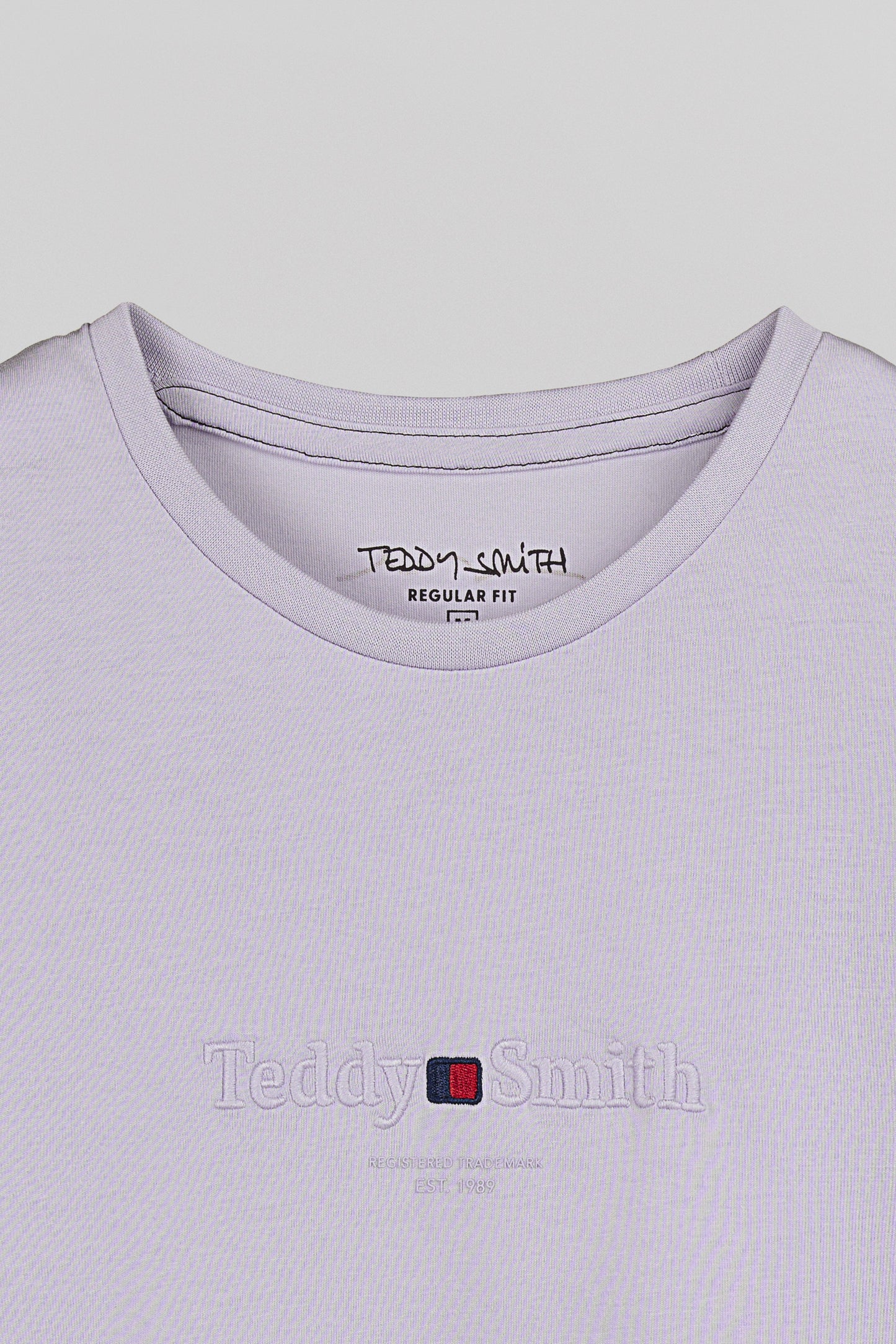 T-shirt col rond T-JIM MC LAVANDE - Teddy Smith