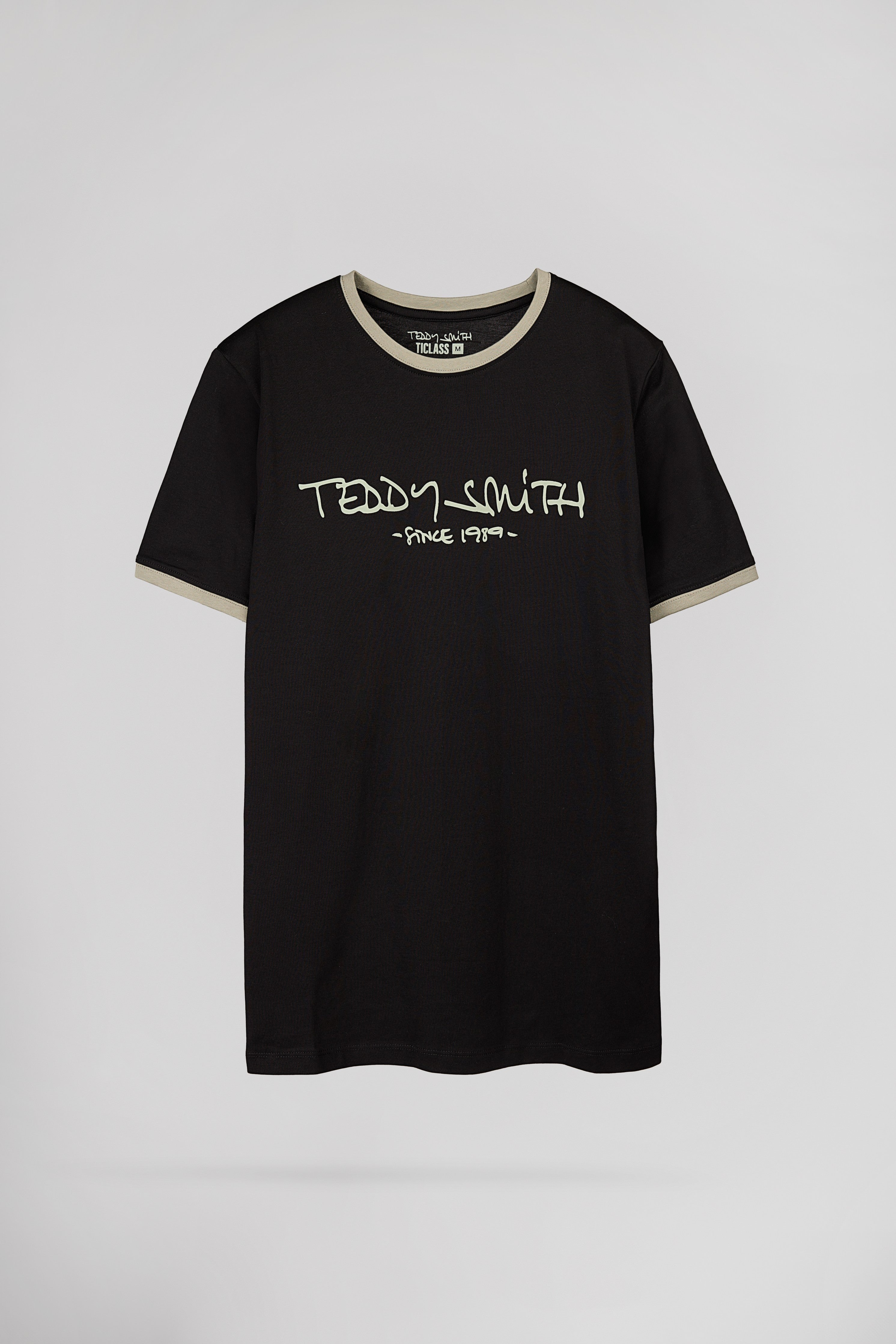 T-shirt col rond TICLASS MC NOIR – Teddy Smith