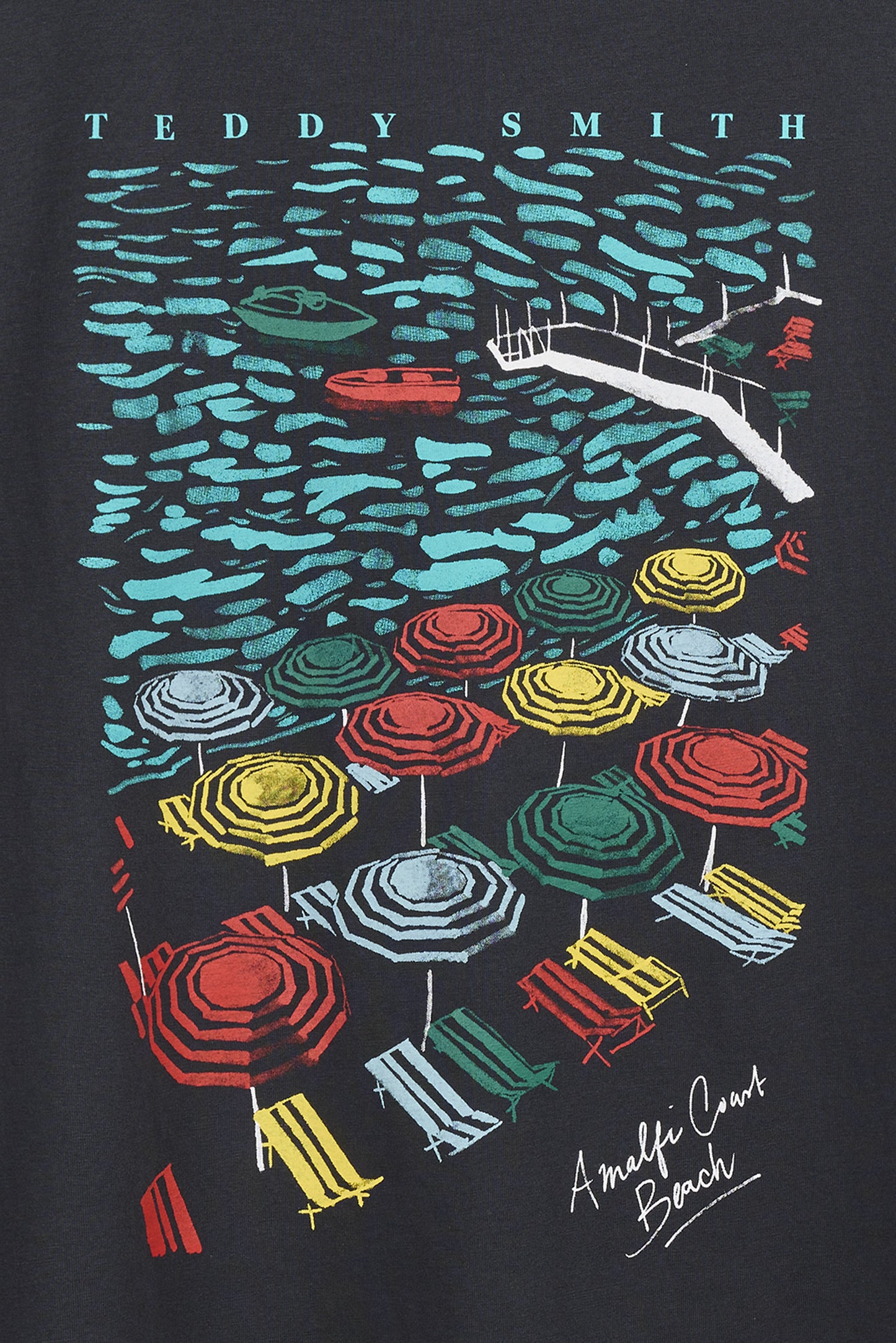 T-shirt T-EDRIC MC DARK NAVY - Teddy Smith