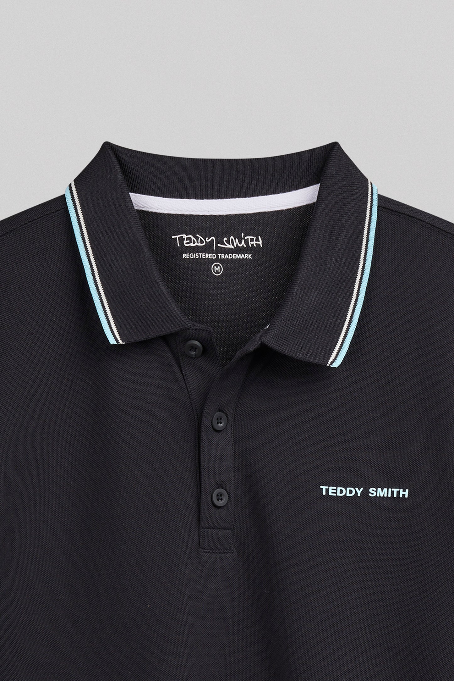 Polo piqué PASIAN 2 MC DARK NAVY - Teddy Smith