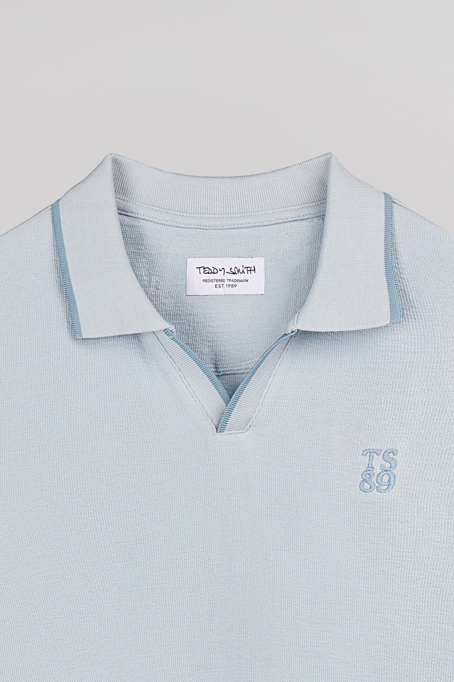 Polo en éponge P-SONER MC PASTEL BLUE - Teddy Smith