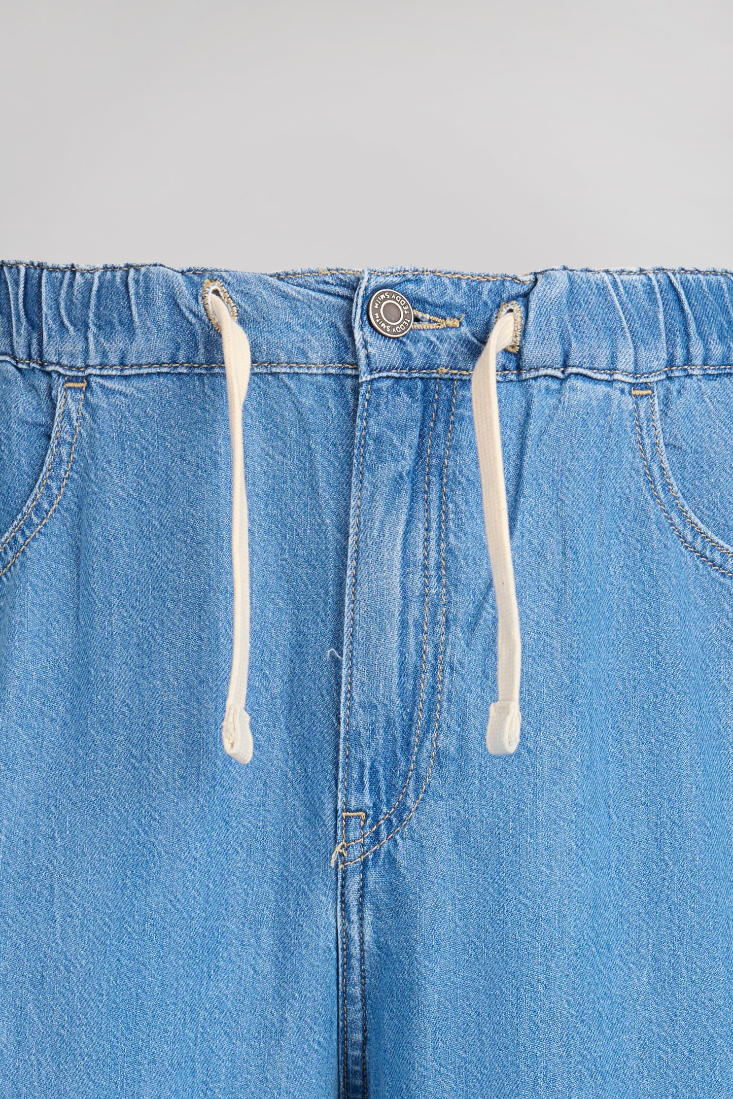 Pantalon P-LILY USED FRIPP / INDIGO CLAIR - Teddy Smith