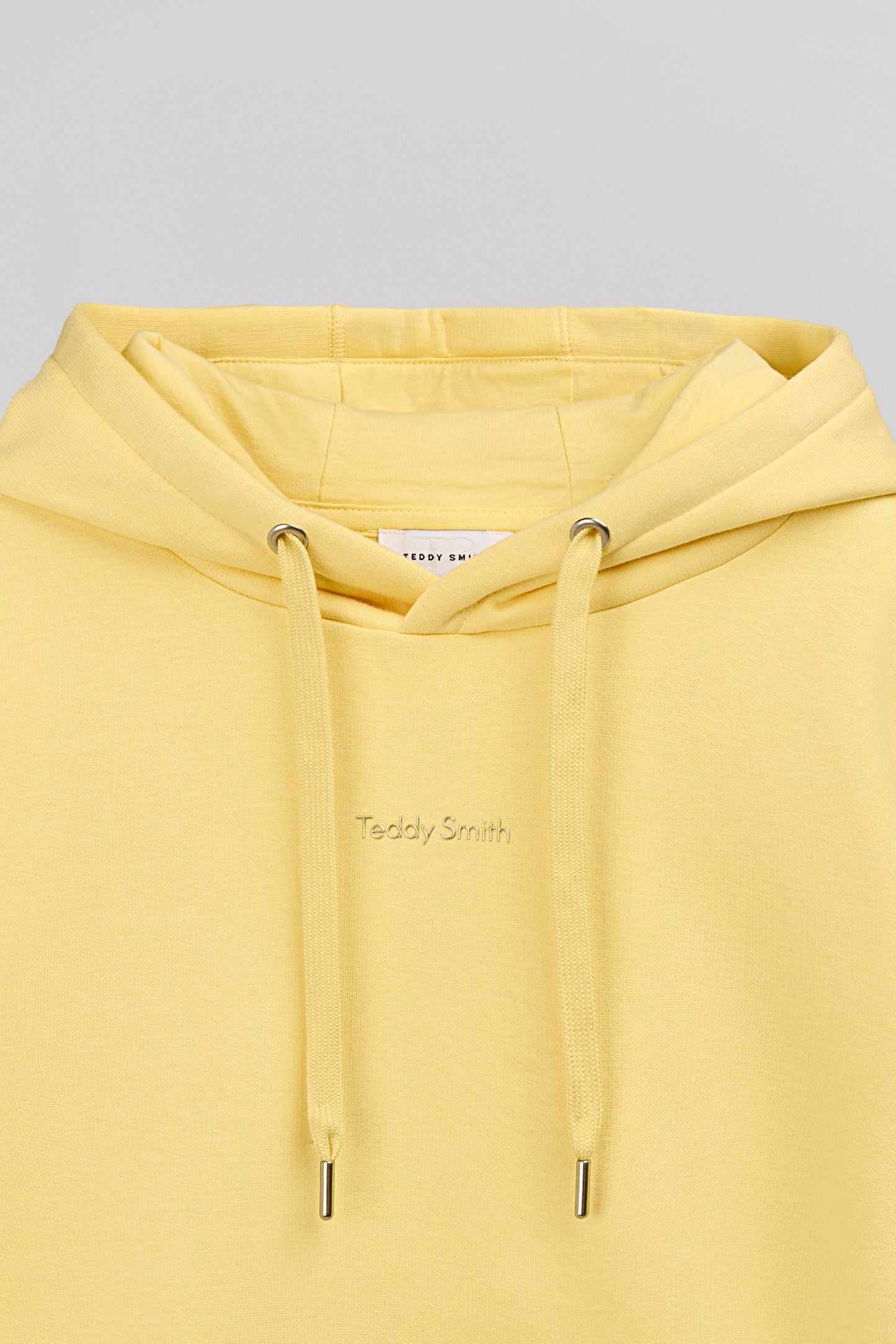 Sweat à capuche S-SOLENE HOODY JAUNE CITRON - Teddy Smith