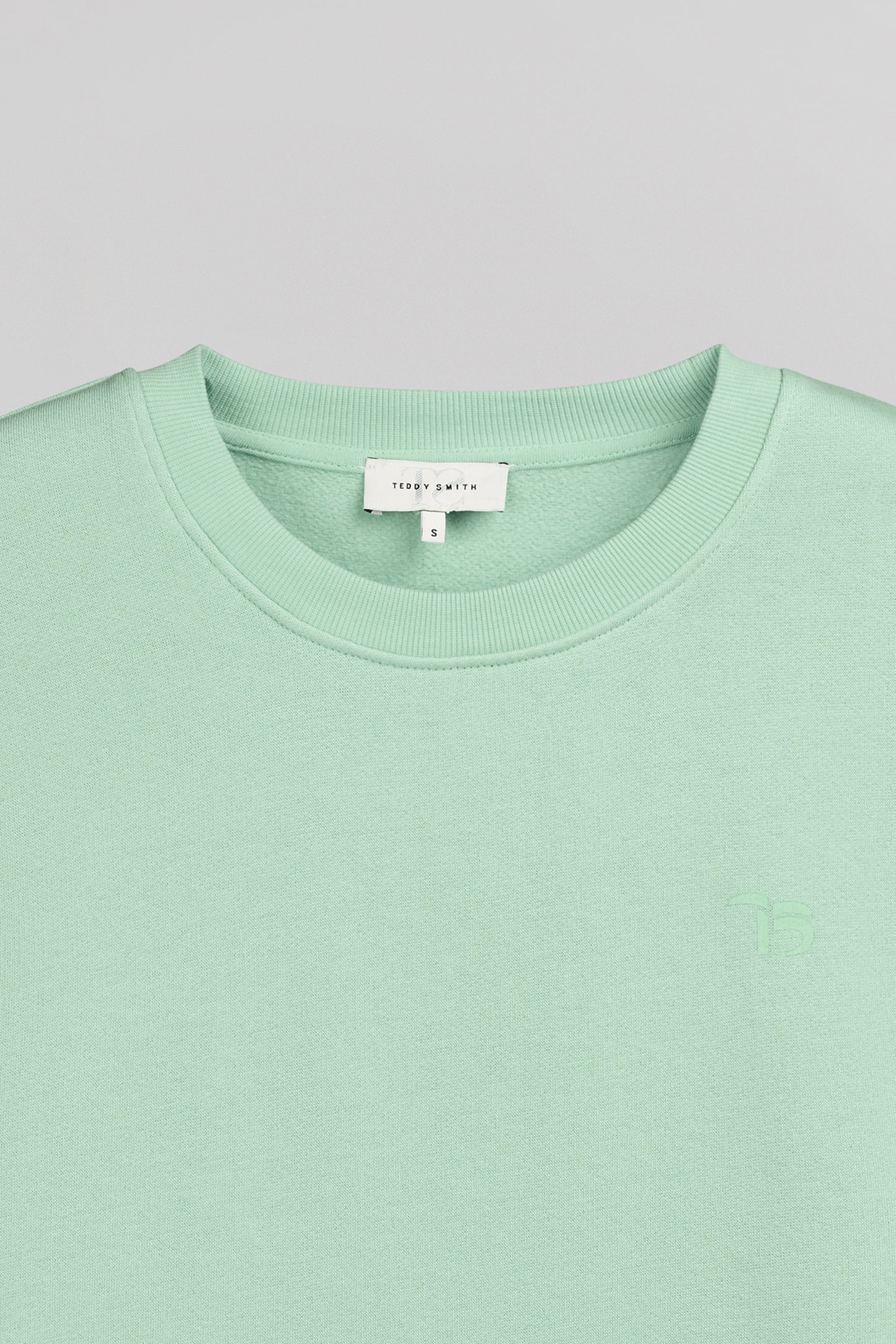 Sweat confort S-LUCILE VERT MENTHE - Teddy Smith
