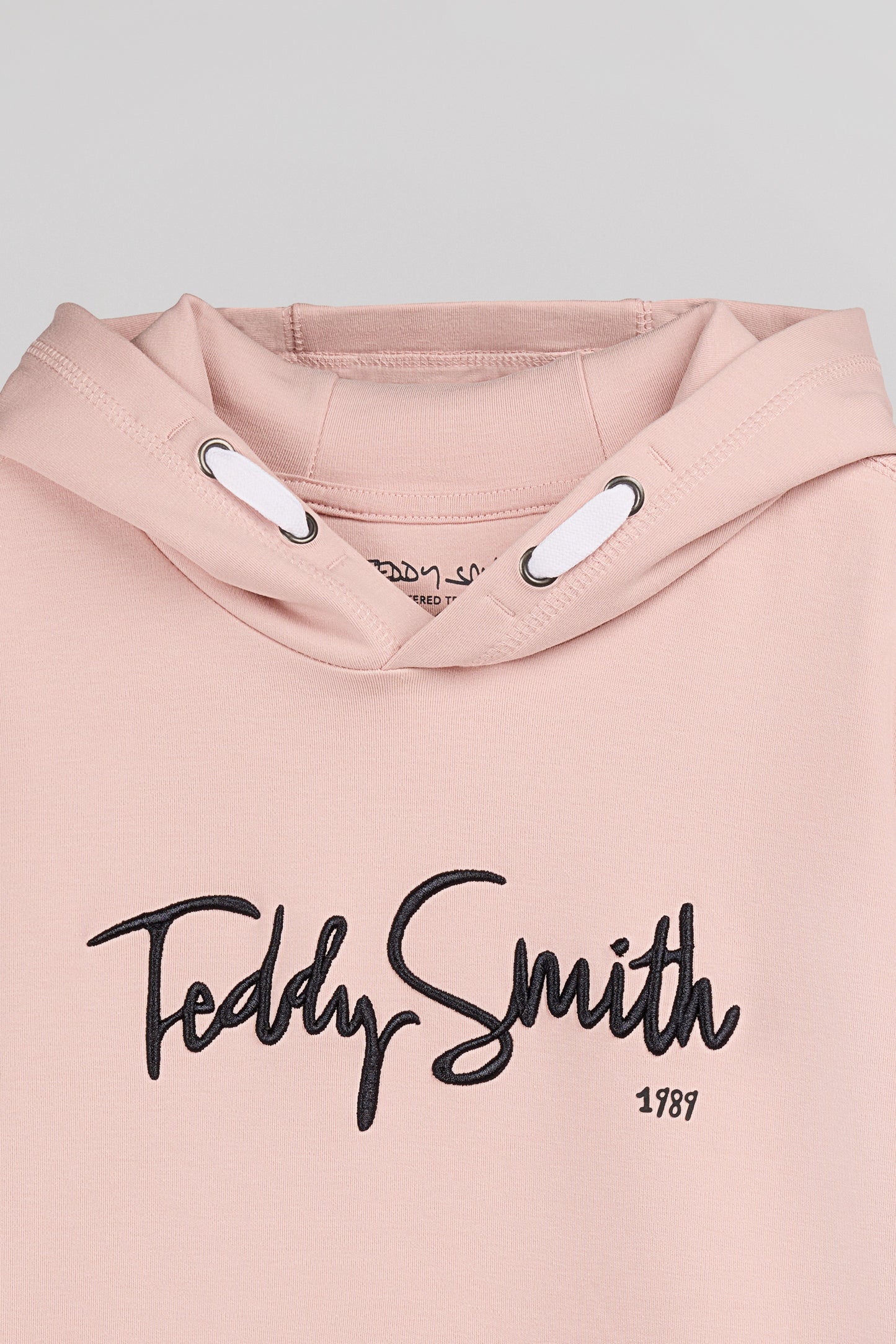 Sweat à capuche S-EVRY HOODY JR ROSE PASTEL - Teddy Smith