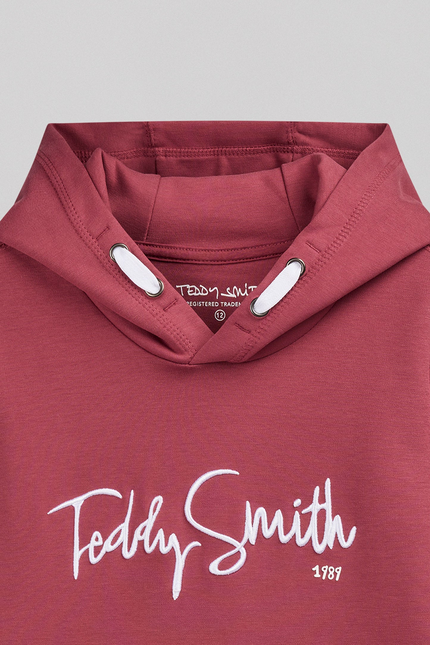 Sweat à capuche S-EVRY HOODY JR FRAMBOISE FONCE