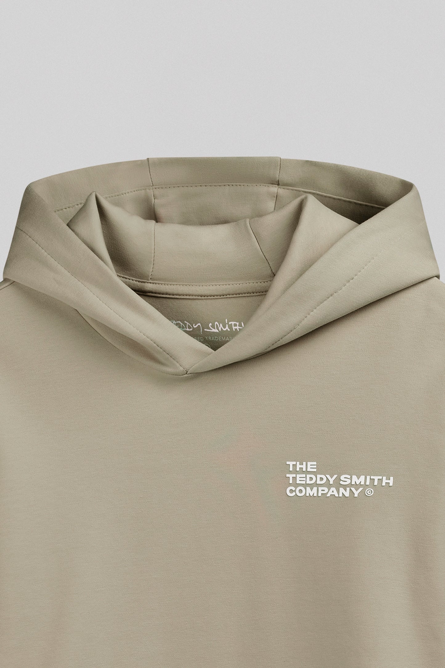 Sweat à capuche S-COMPANY HOODY BLEACH KAKI