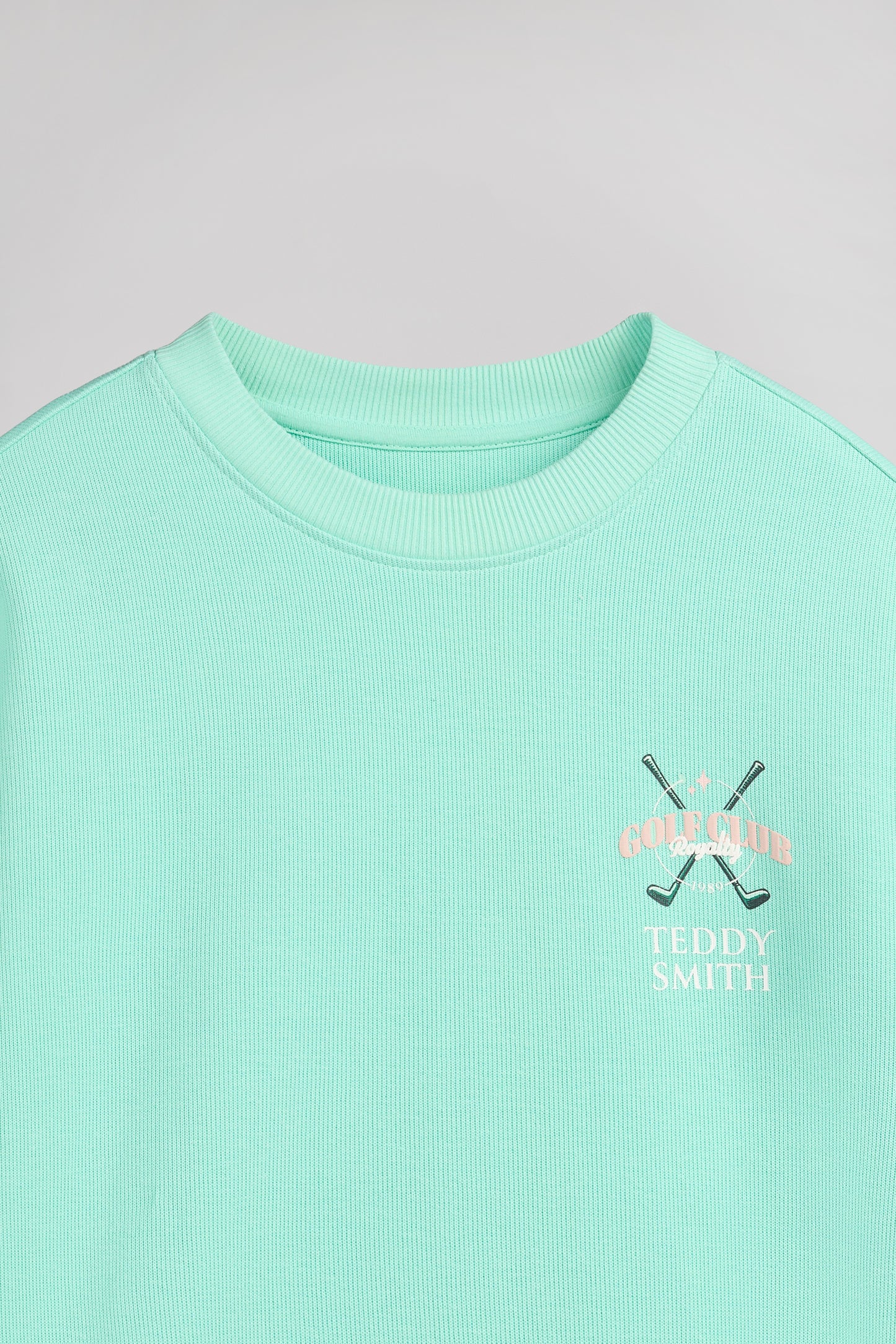 Sweat S-DAMIEN RC JR VERT MENTHE - Teddy Smith