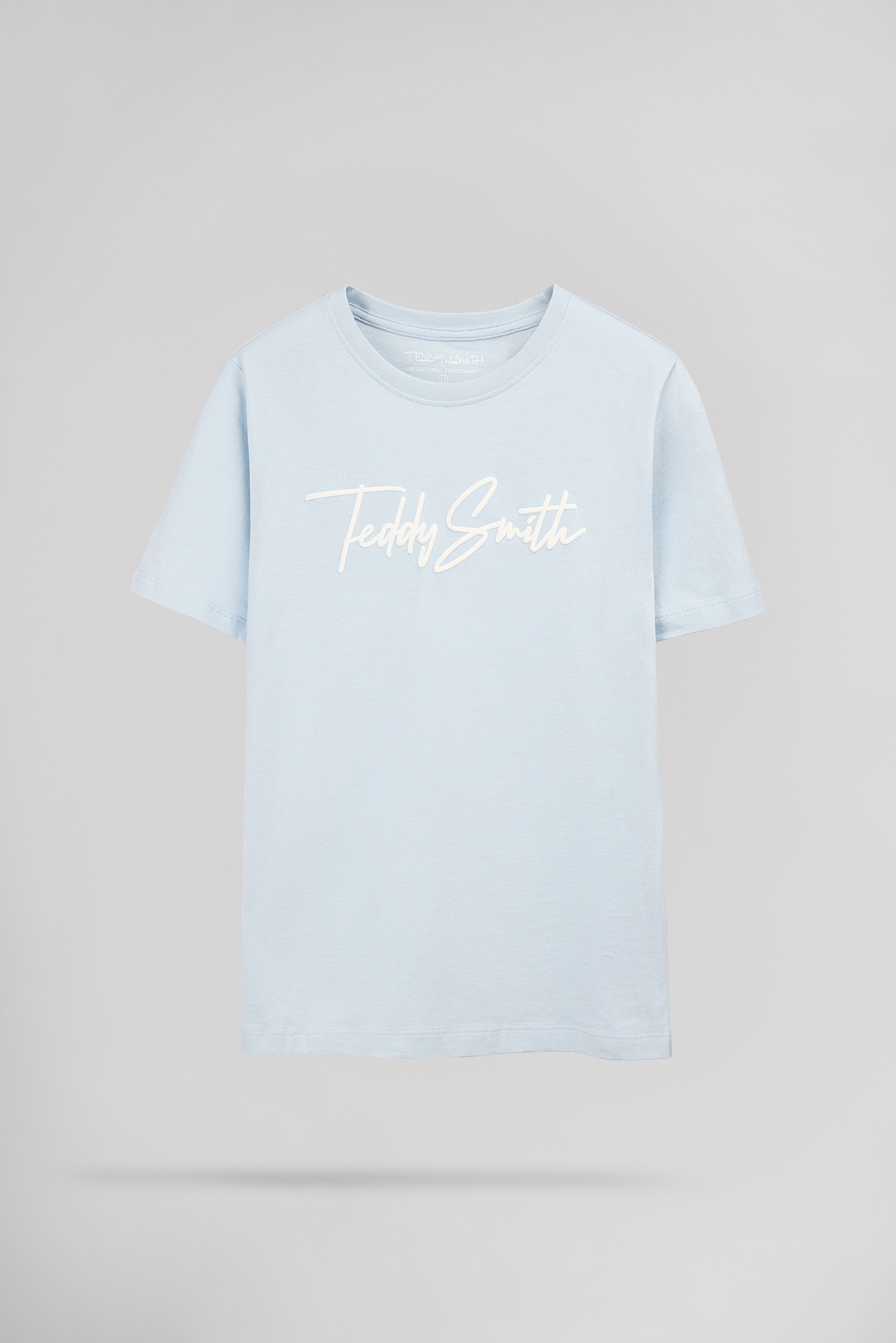 T-shirt col rond T-EVAN MC JR PASTEL BLUE – Teddy Smith