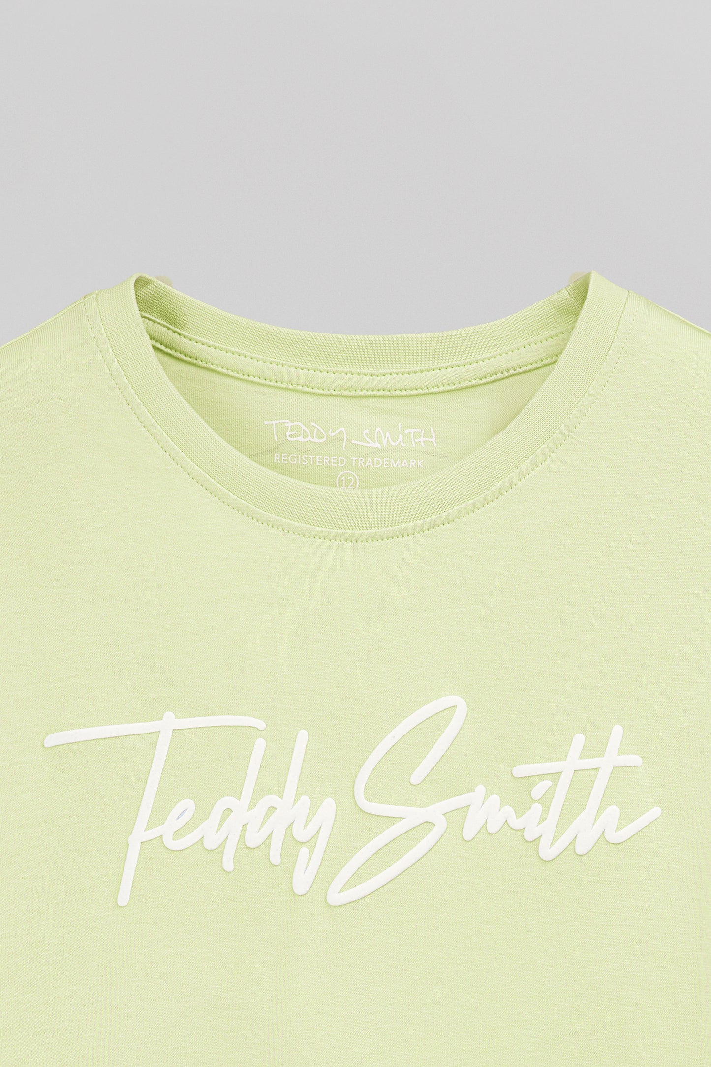 T-shirt col rond T-EVAN MC JR CITRON PALE - Teddy Smith