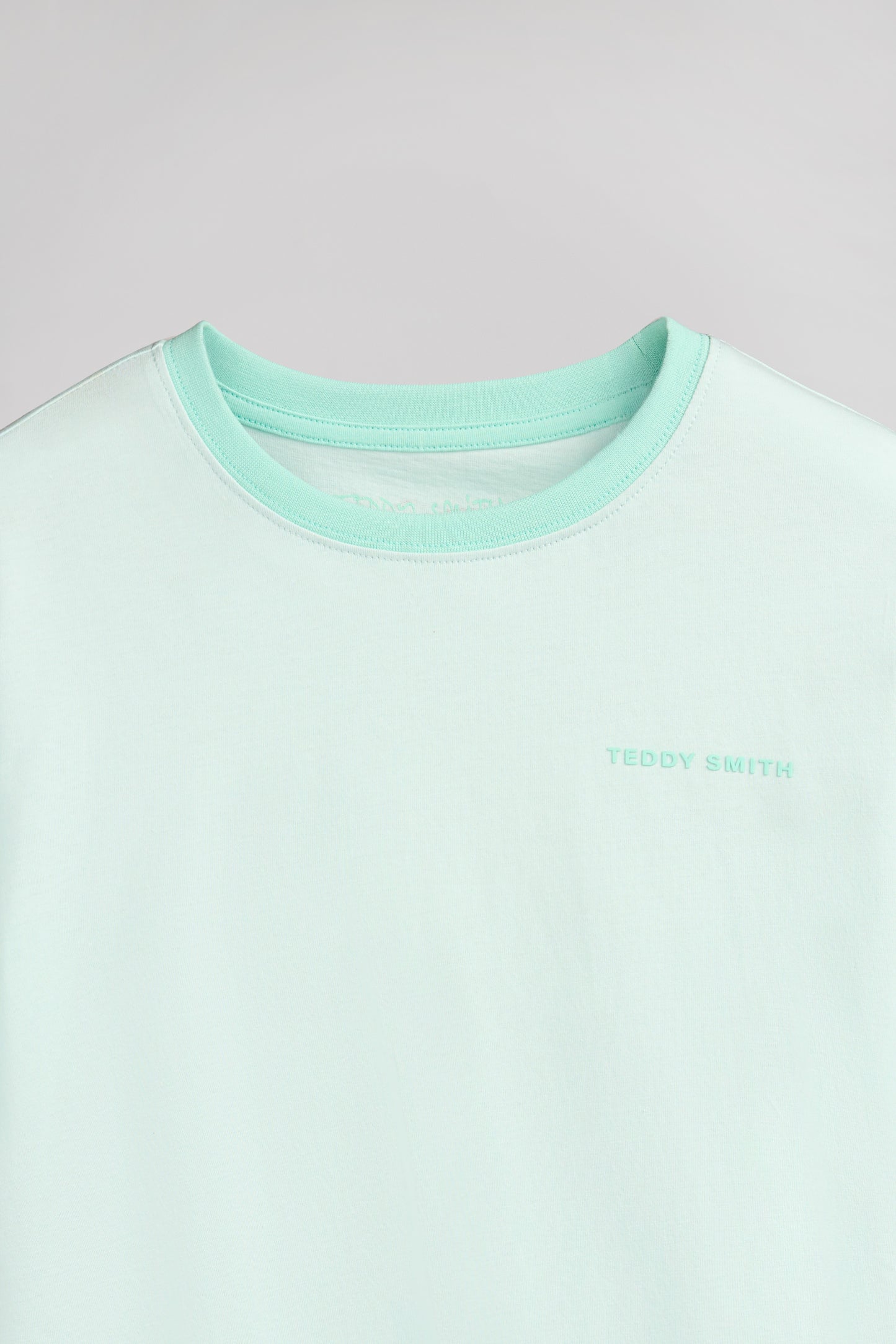 T-shirt THE-TEE 2 R MC BLEACH MENTHOL - Teddy Smith