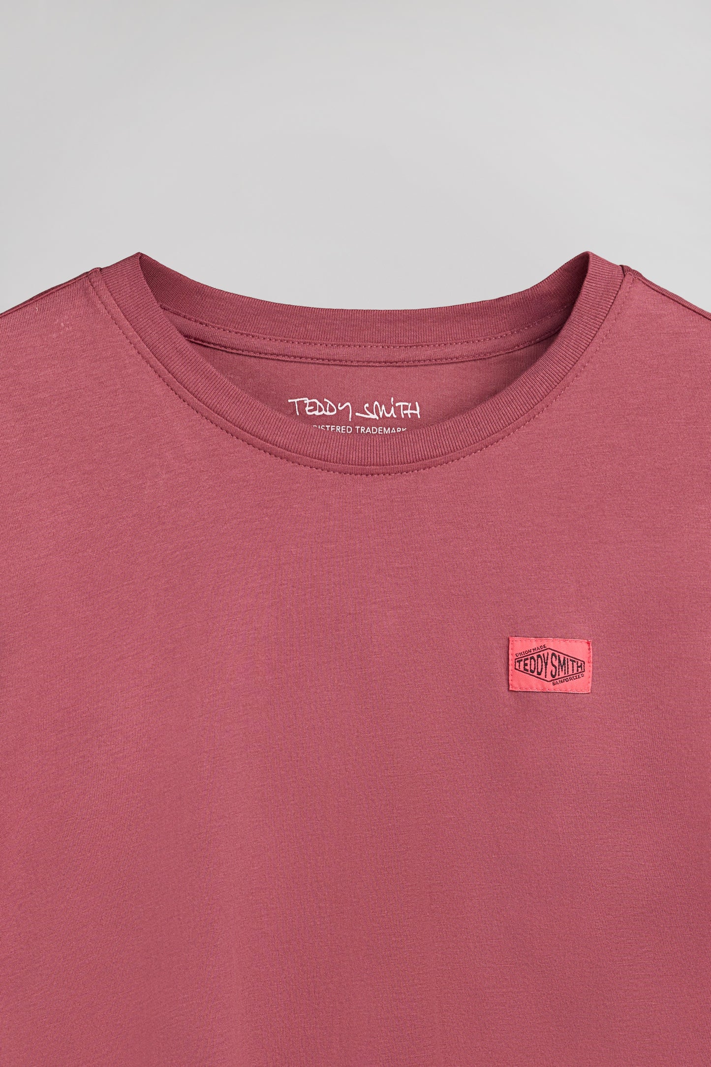 T-shirt T-LIONEL MC JR FRAMBOISE FONCE - Teddy Smith