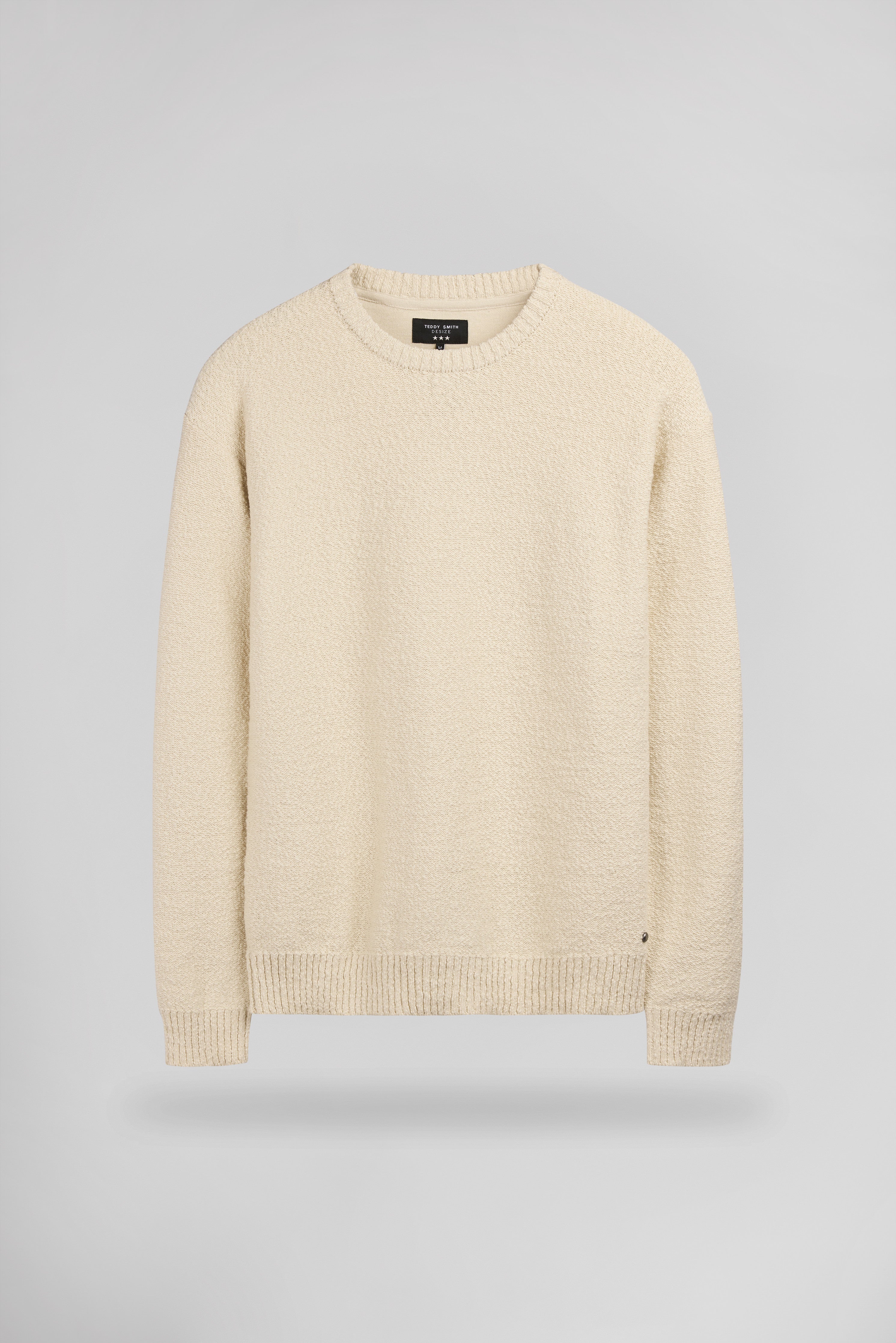 Pull léger effet tricot texturé P-ELIO CREAM – Teddy Smith