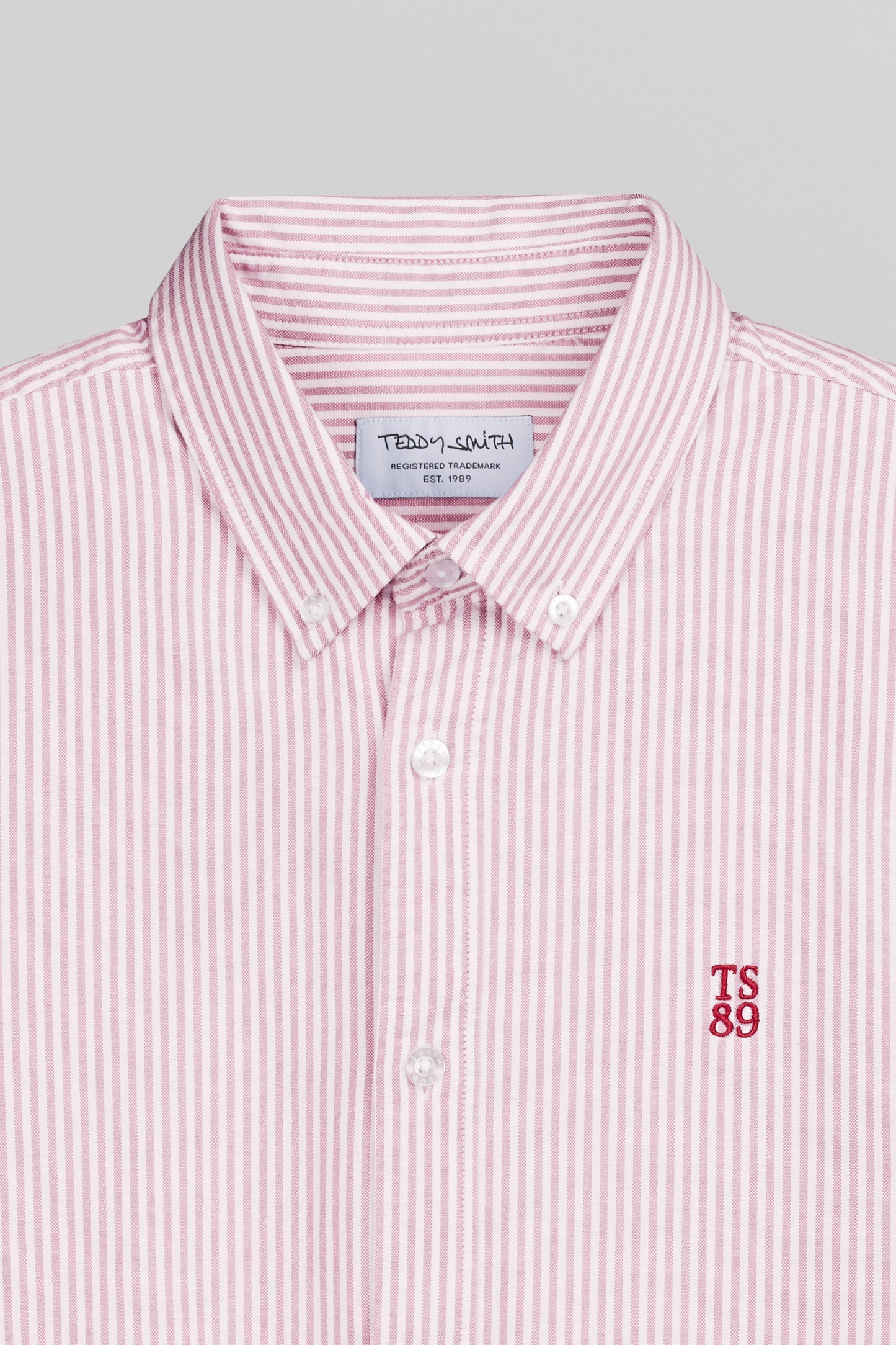 Chemise C-STANLEY ML ROUGE COQUELICOT