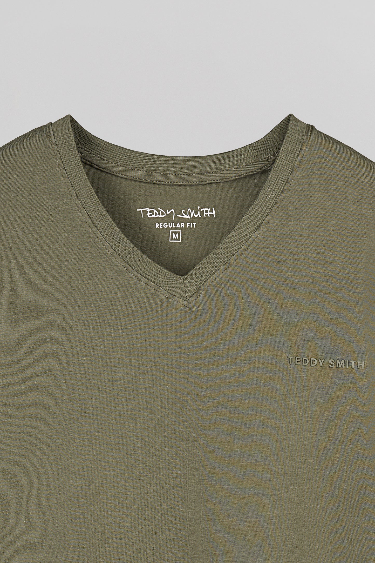 T-shirt Col V TAWAX 2 MC DUSTY KAKI