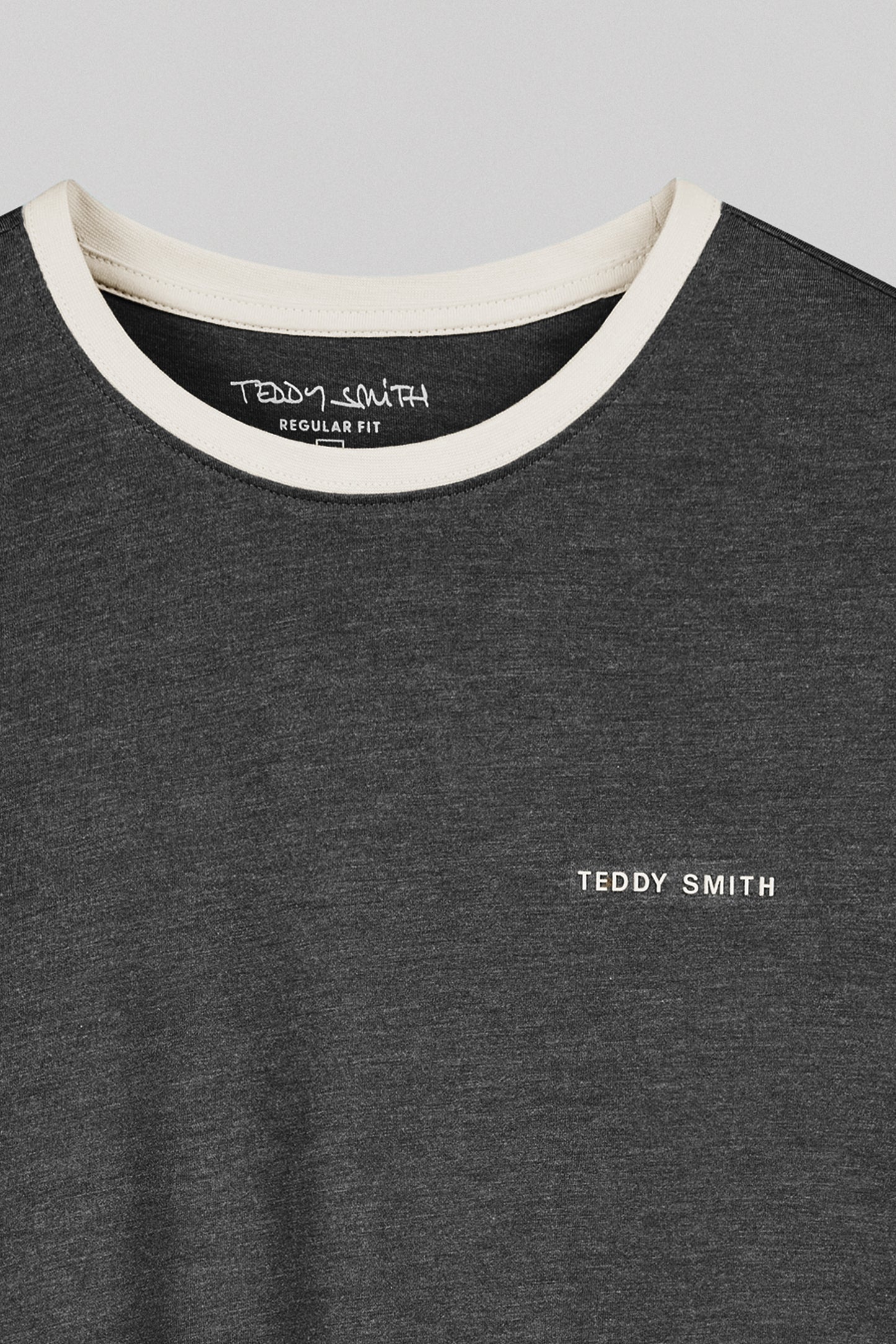 T-shirt col rond THE-TEE 2 R MC ANTHRACITE CHINE